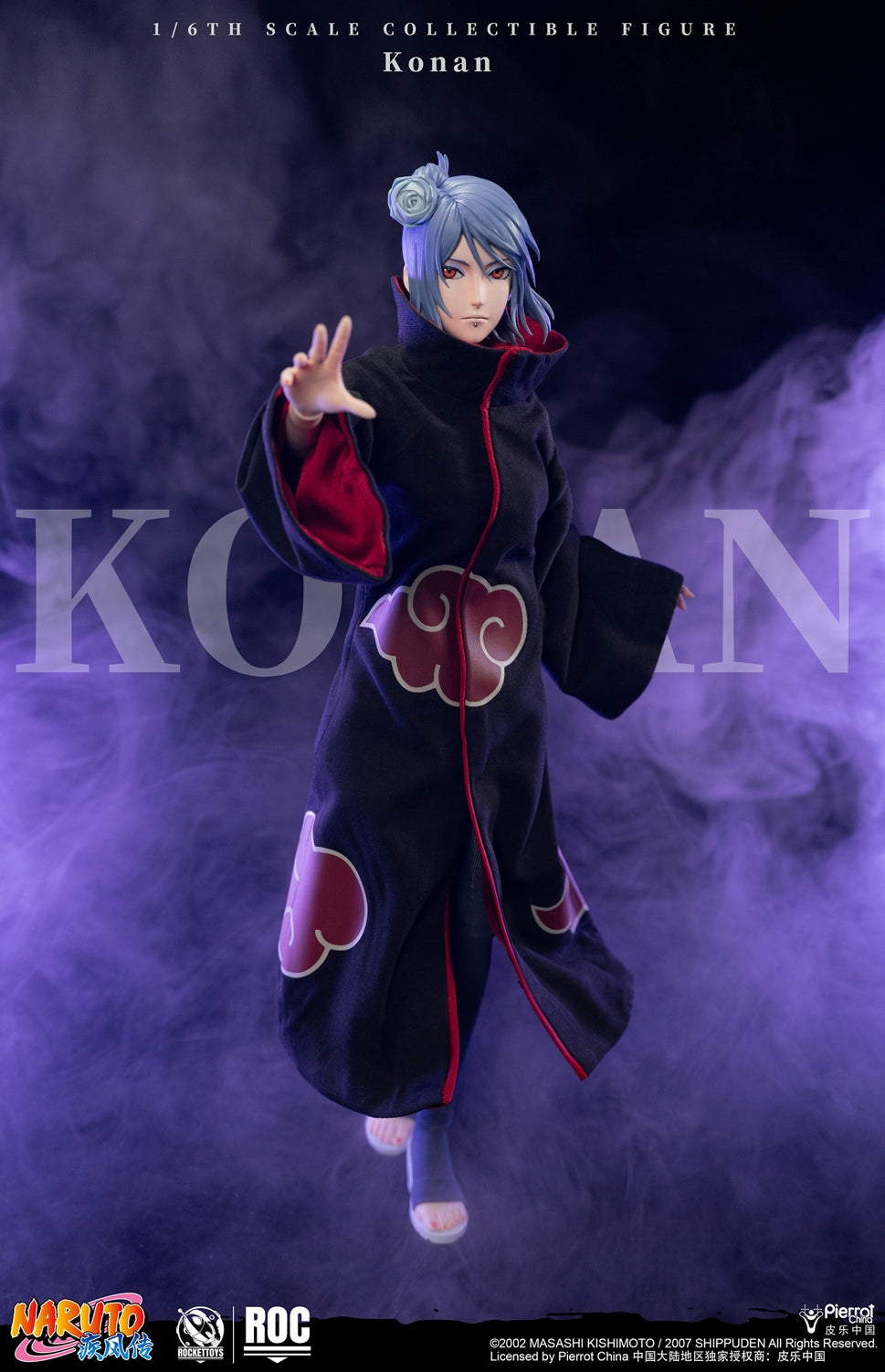 ROCKETTOYS ROCKET TOYS 1/6 ROC-023 ROC023 火影忍者 疾風傳 Konan 小南 可動人偶