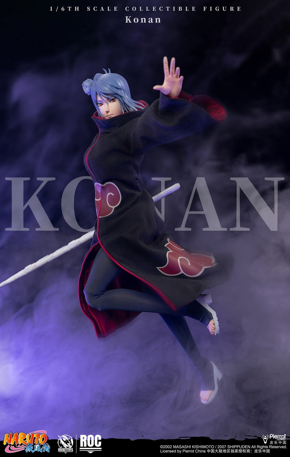 ROCKETTOYS ROCKET TOYS 1/6 ROC-023 ROC023 火影忍者 疾風傳 Konan 小南 可動人偶