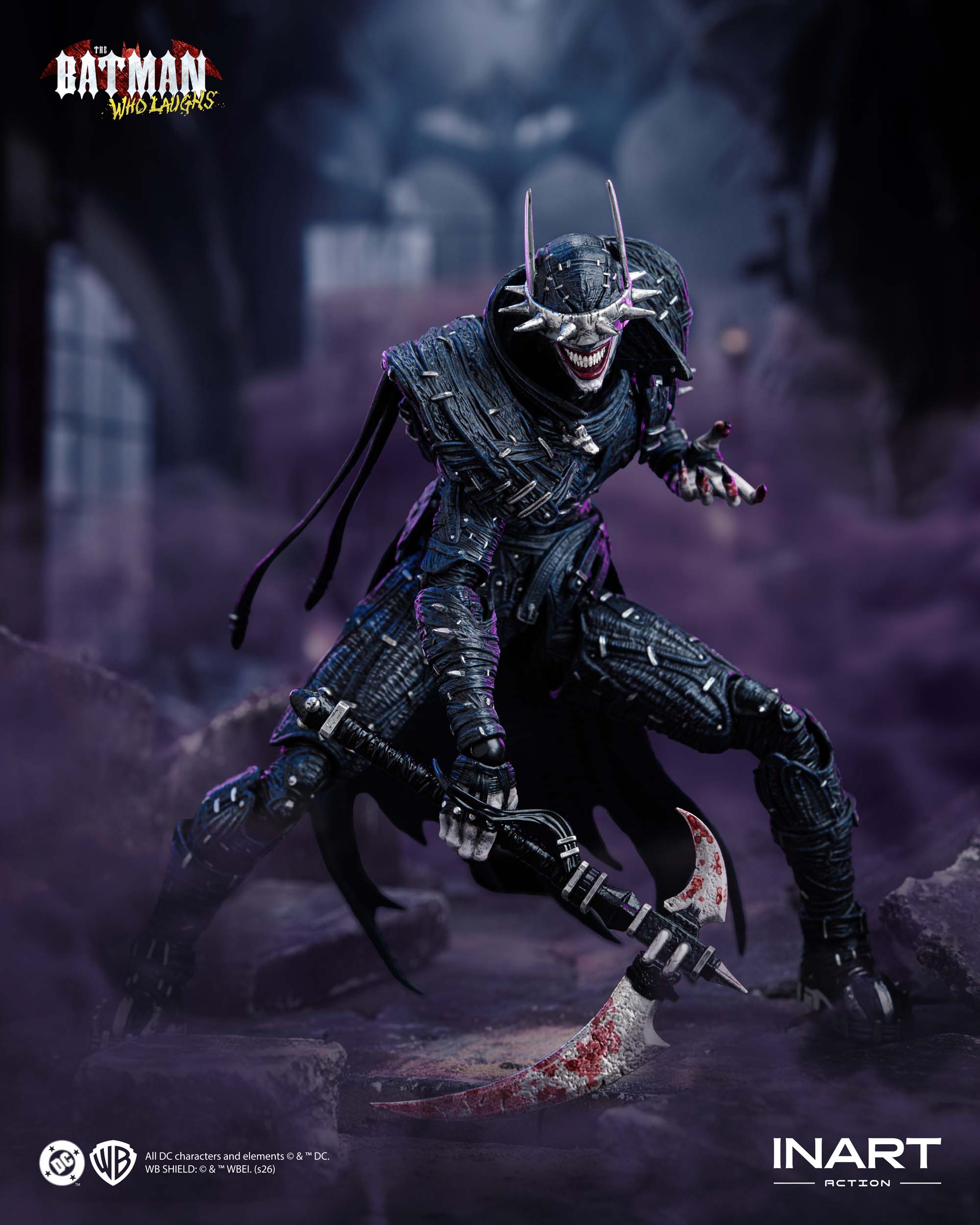 INART 1/12 SHF 暗夜 金屬 狂笑 蝙蝠俠 Batman 可動人偶