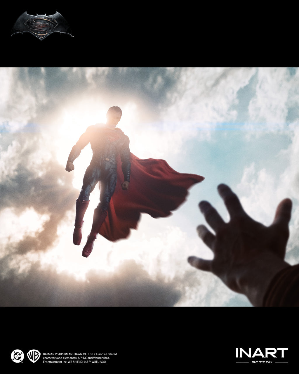 INART 1/12 Batman v Superman Dawn of Justice Superman 超人 可動人偶