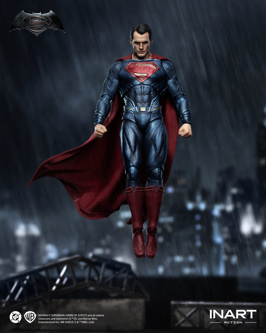 INART 1/12 Batman v Superman Dawn of Justice Superman 超人 可動人偶