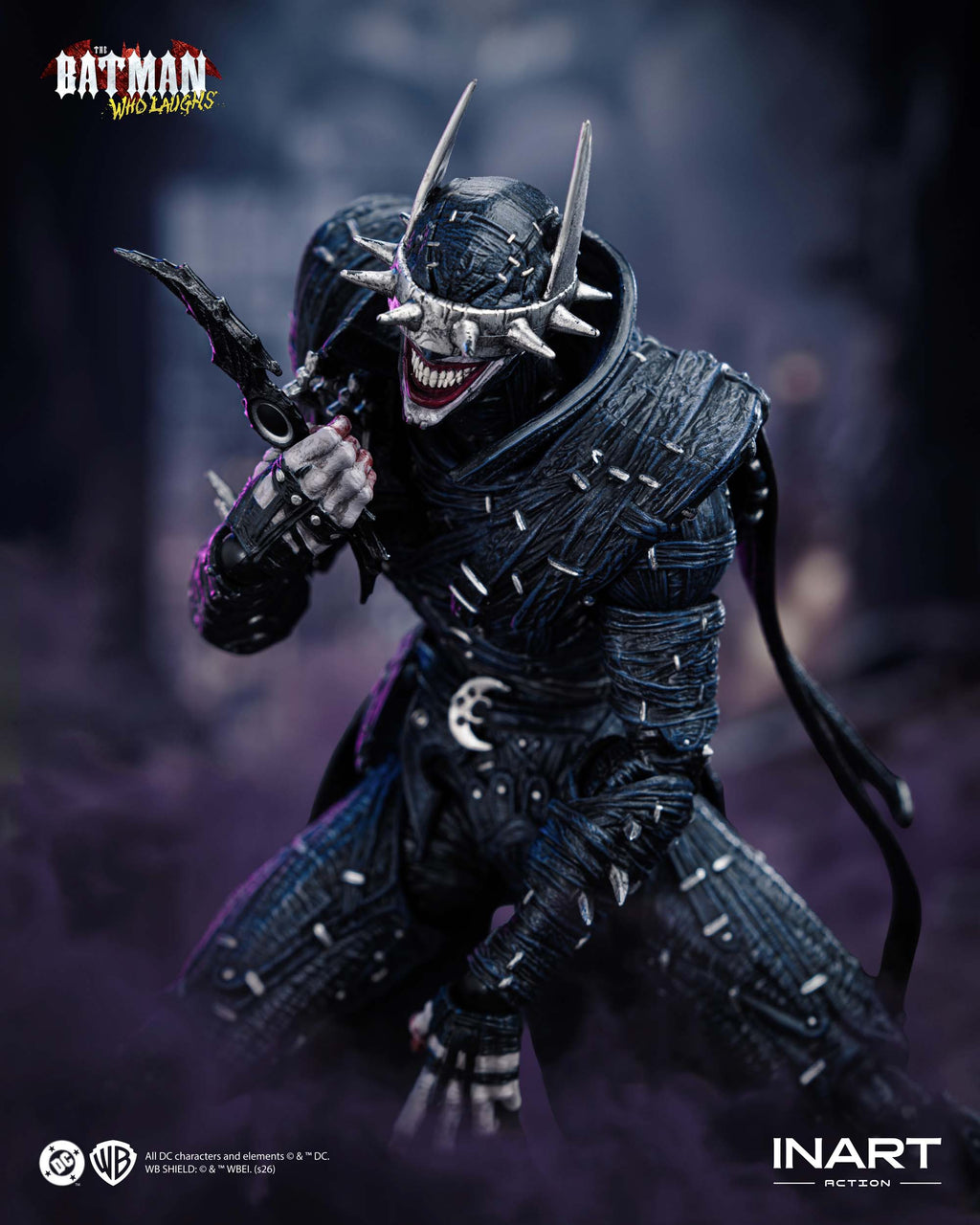 INART 1/12 SHF 暗夜 金屬 狂笑 蝙蝠俠 Batman 可動人偶
