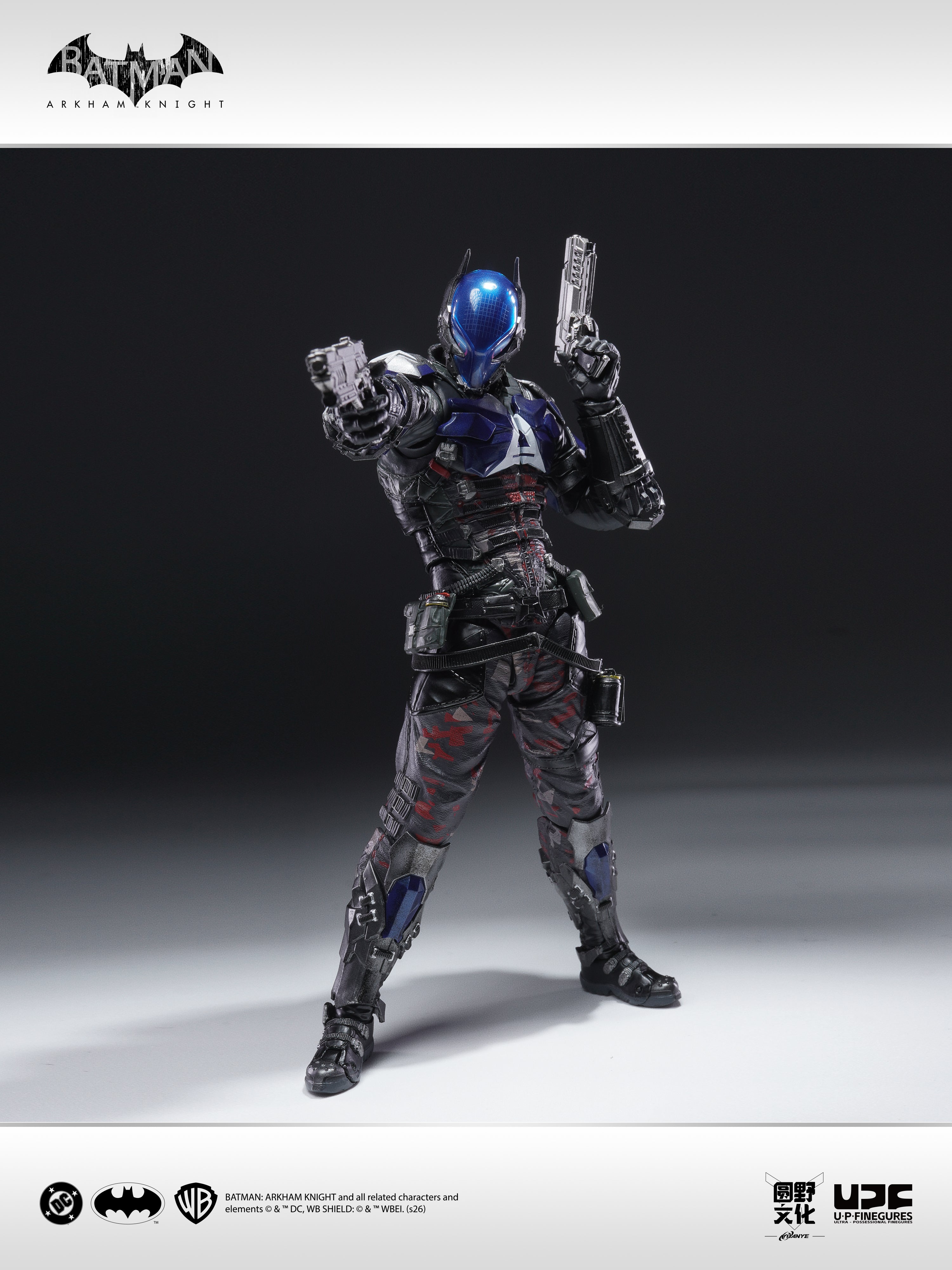 圓野文化 X UPFinegures 良品製造 1/12 Batman Arkham Knight 蝙蝠俠 阿卡漢騎士 可動人偶