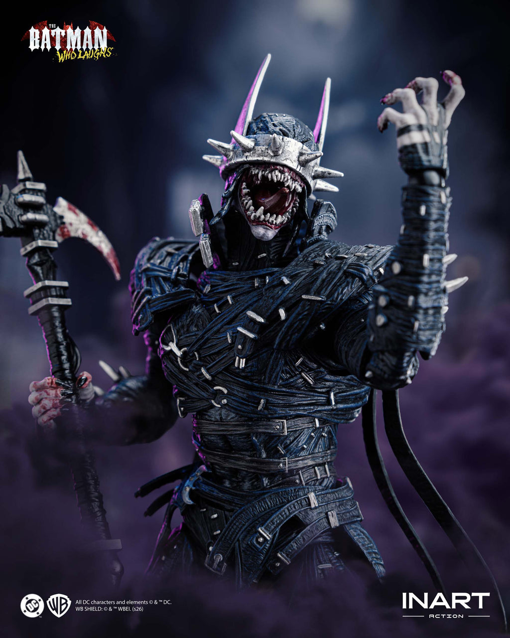 INART 1/12 SHF 暗夜 金屬 狂笑 蝙蝠俠 Batman 可動人偶