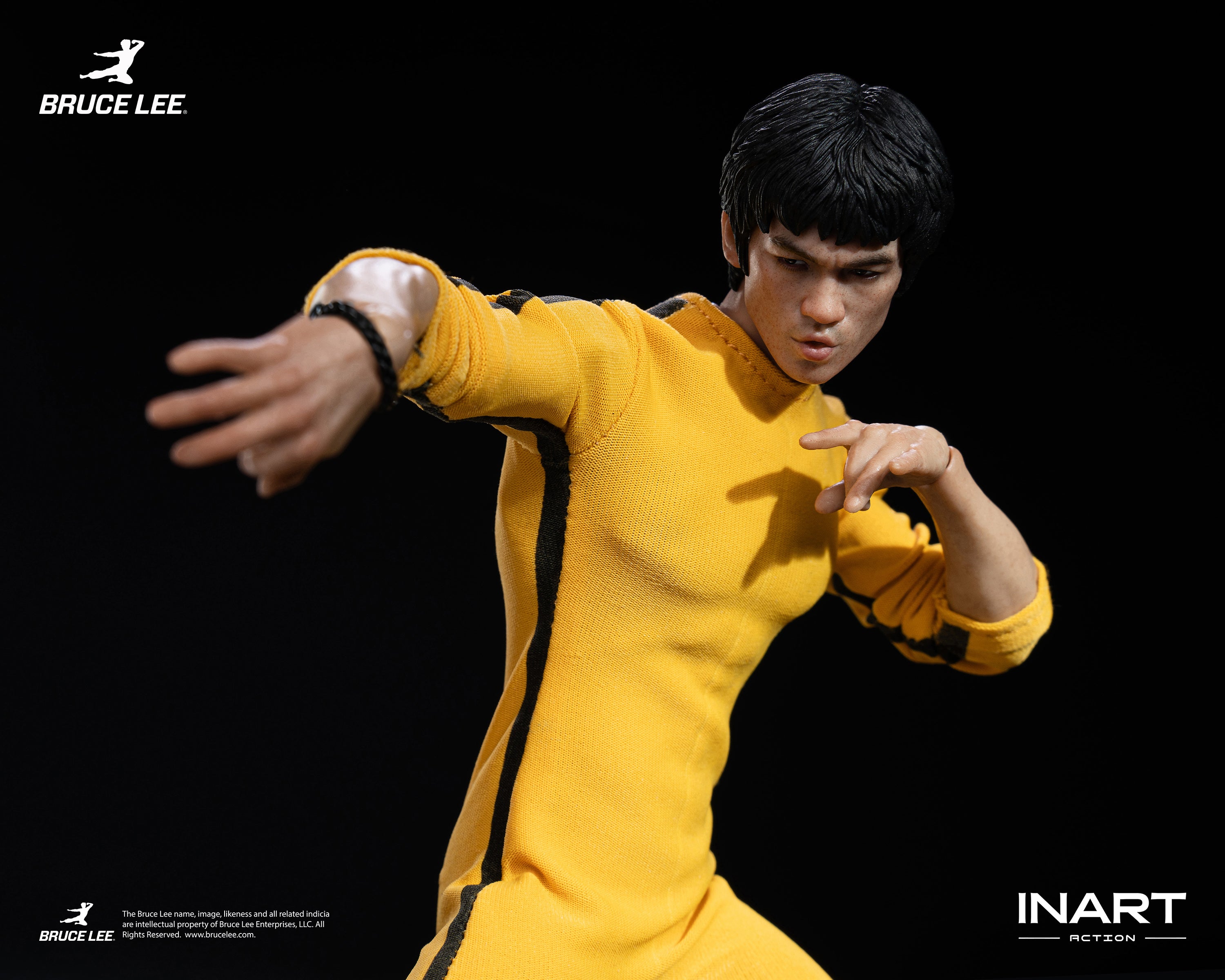 INART 1/12 李小龍 黃色連體服 Bruce Lee Yellow Onesie 可動人偶