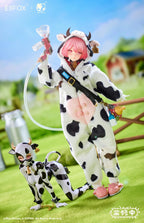 Eiifox & BearPanda 1/8 奶牛 MOMO 矽膠 包膠 可動人偶