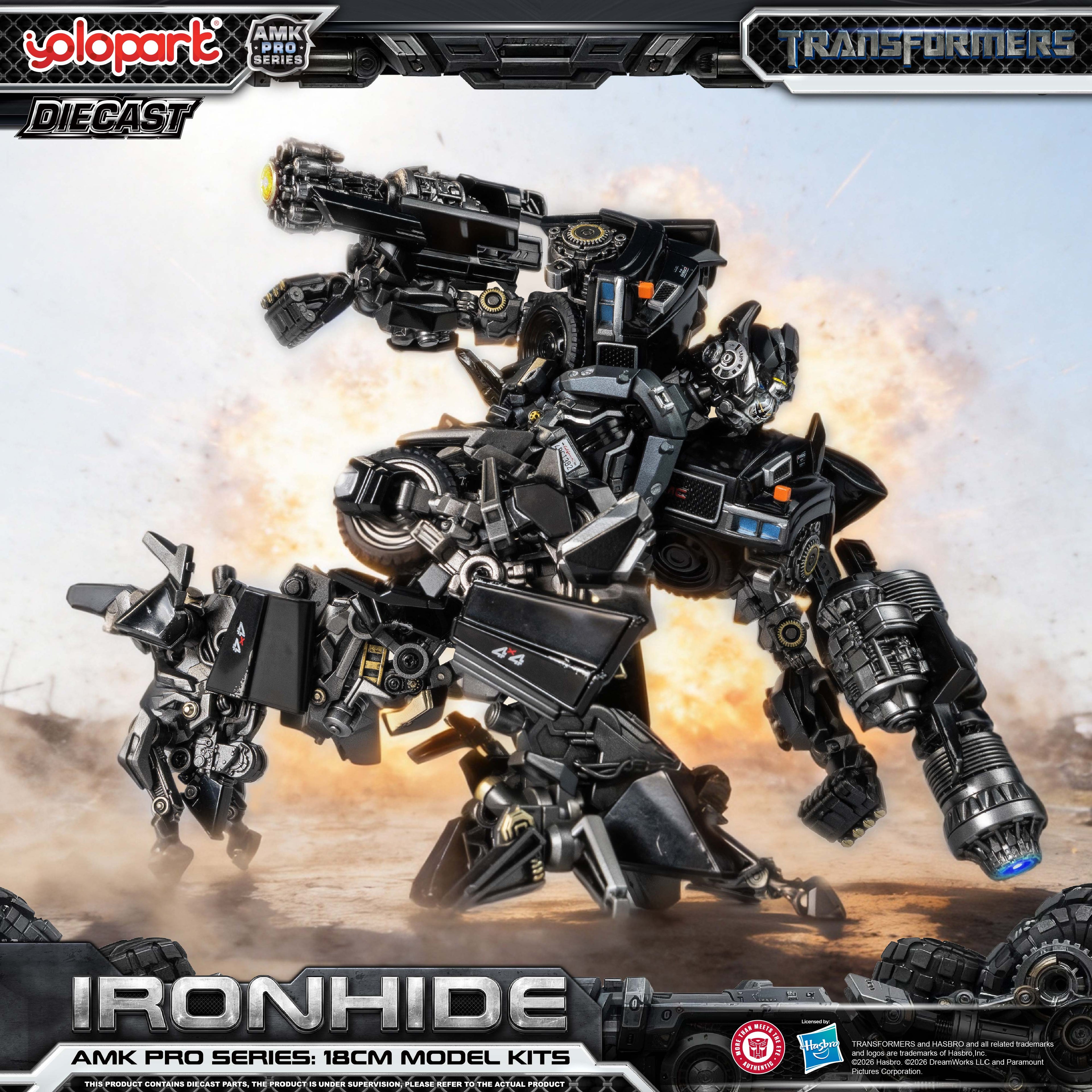 Yolopark Amk Pro Ironhide 鐵皮 合金成品