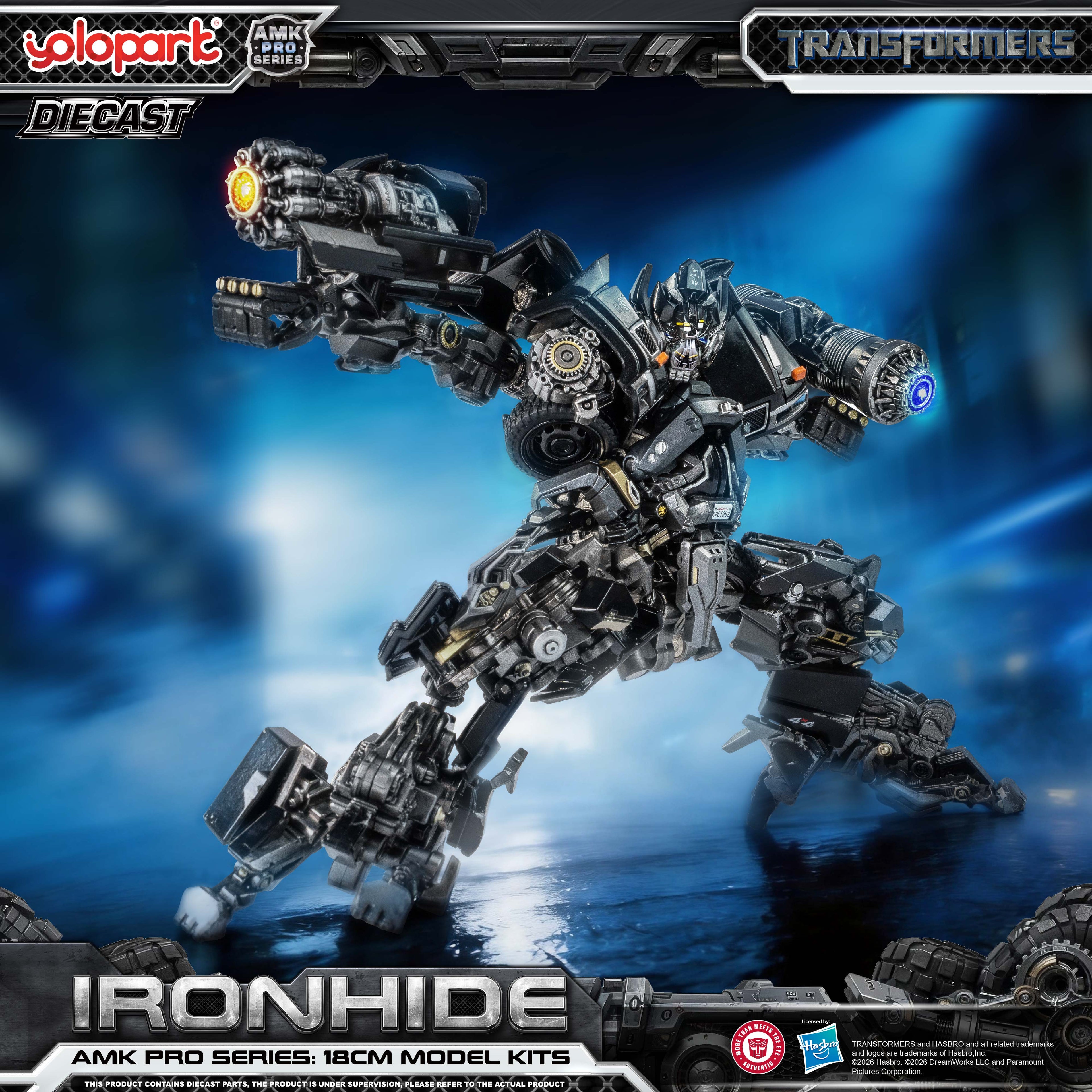 Yolopark Amk Pro Ironhide 鐵皮 合金成品