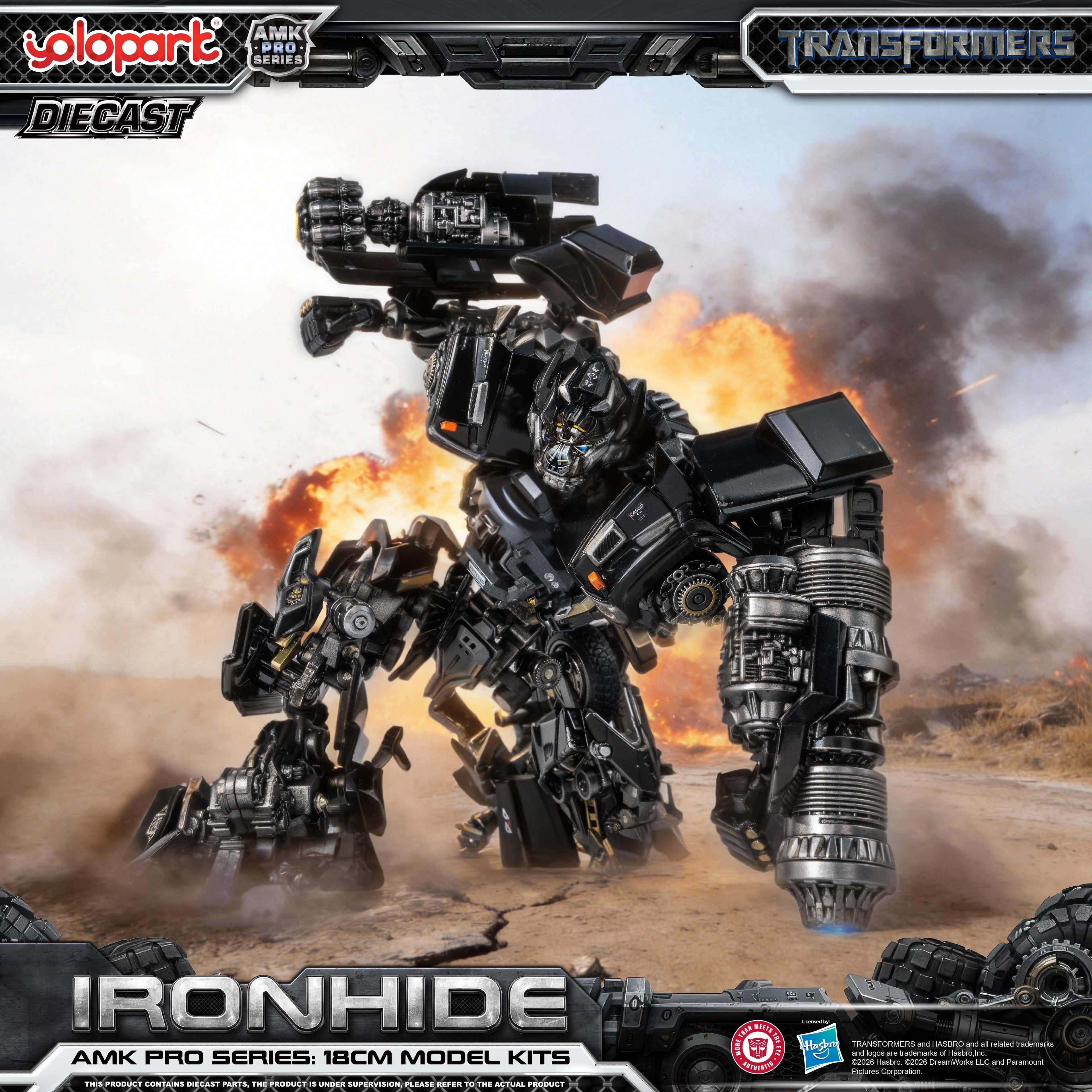 Yolopark Amk Pro Ironhide 鐵皮 合金成品