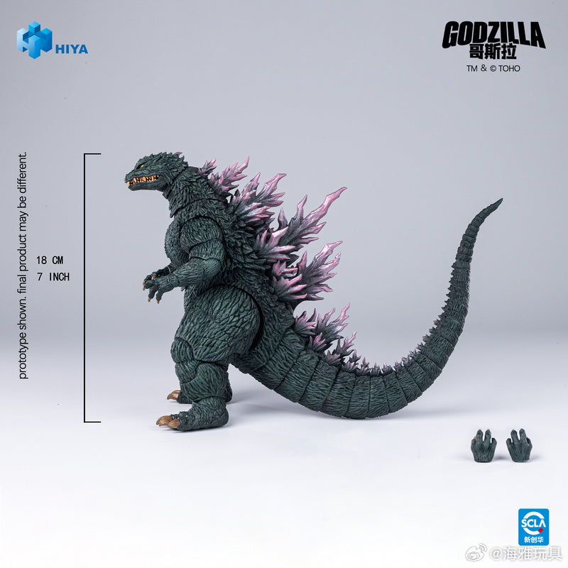 HIYA 海雅玩具 EXQUISITE BASIC 系列 哥斯拉×美加基拉斯 G消滅作戰 哥斯拉 Godzilla EBG0524 可動成品