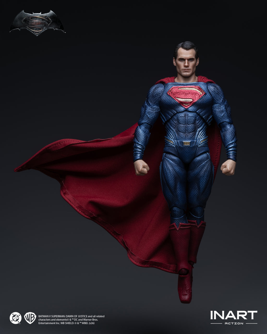 INART 1/12 Batman v Superman Dawn of Justice Superman 超人 可動人偶