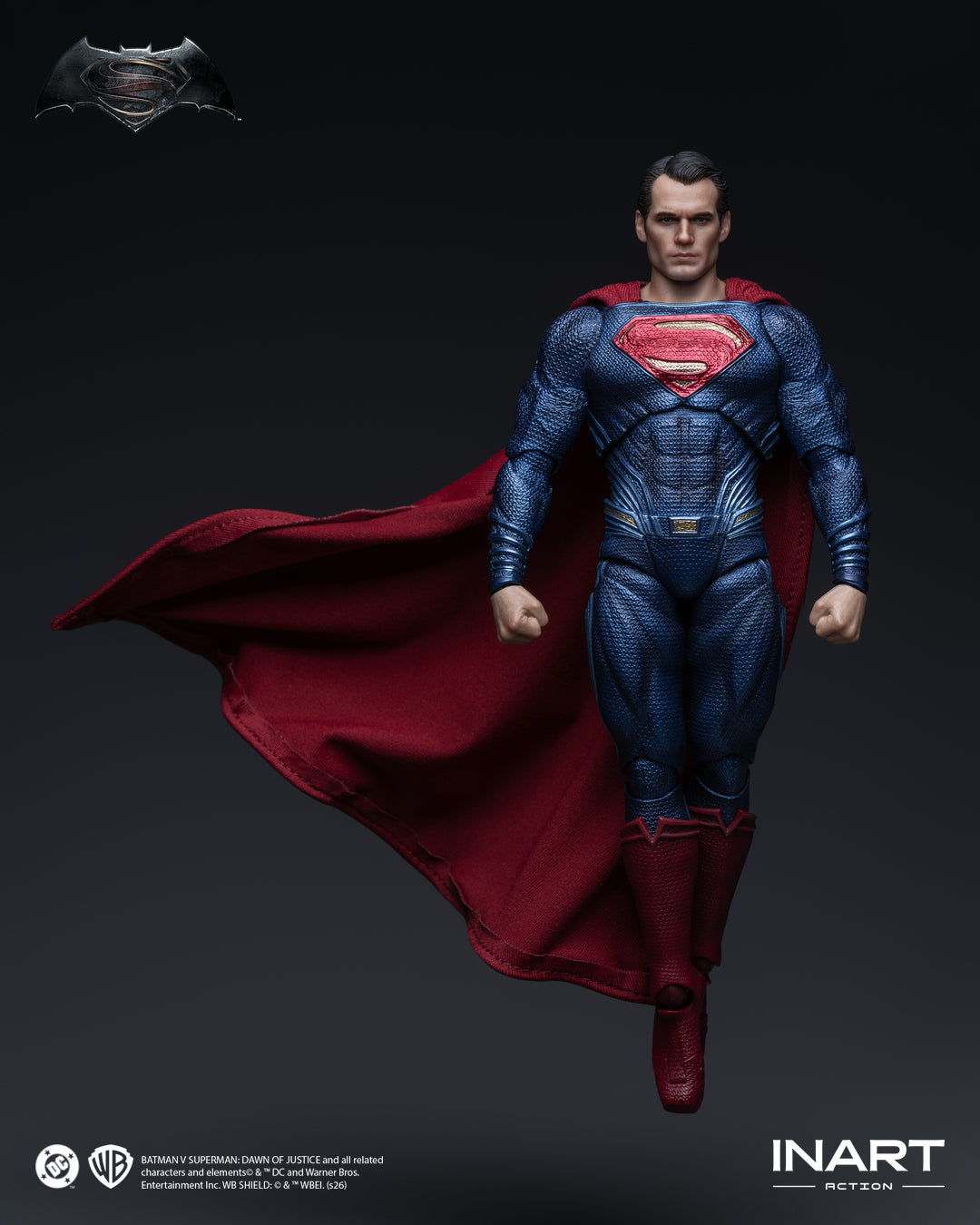 INART 1/12 Batman v Superman Dawn of Justice Superman 超人 可動人偶