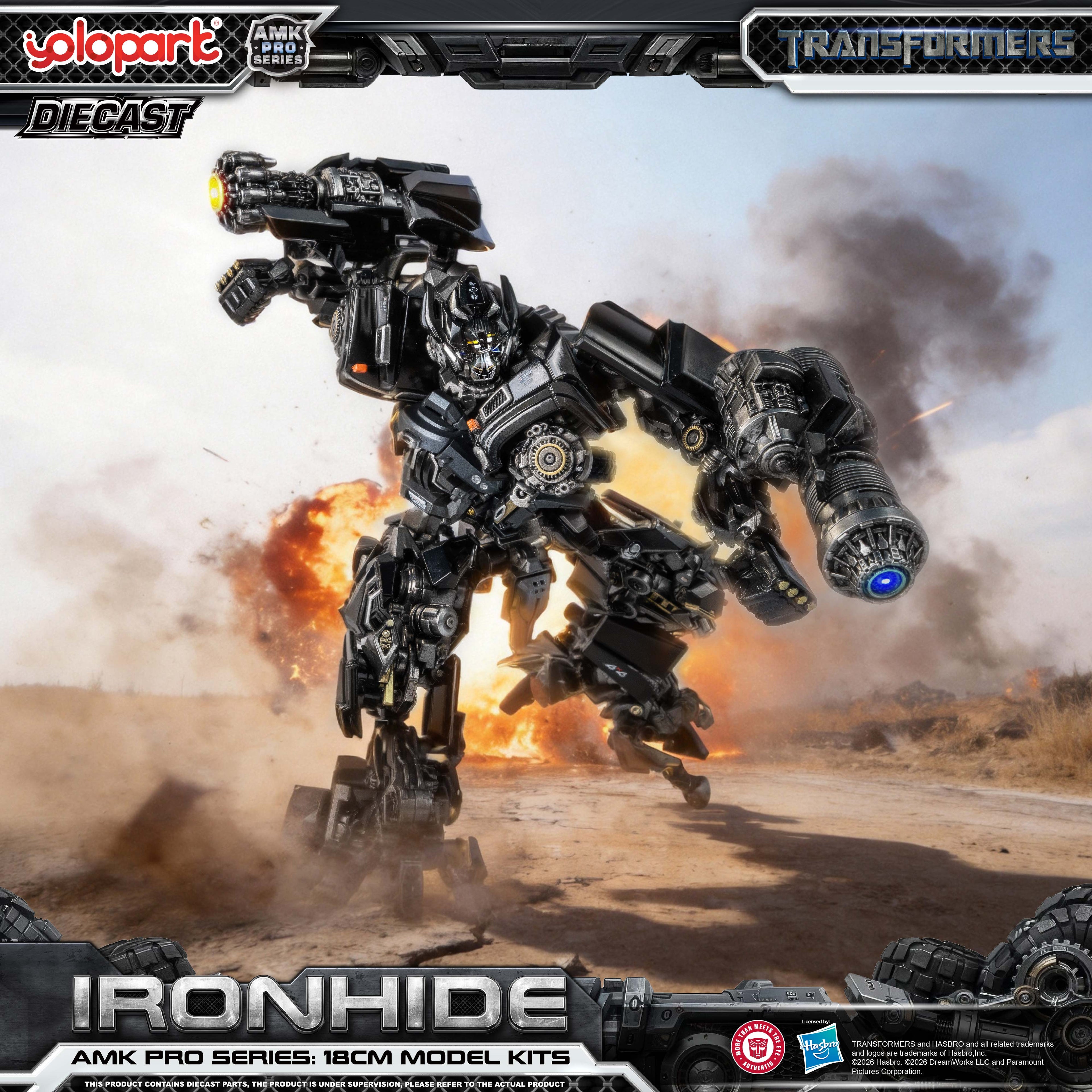 Yolopark Amk Pro Ironhide 鐵皮 合金成品