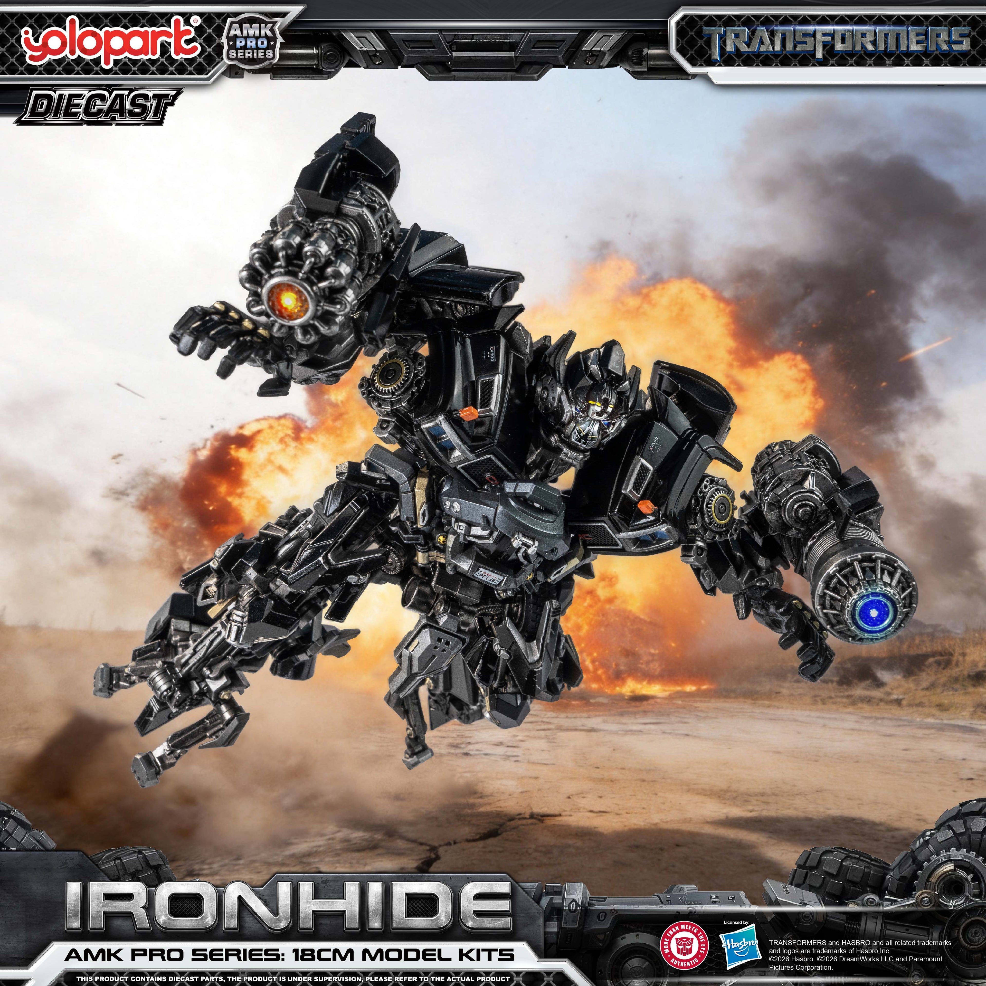 Yolopark Amk Pro Ironhide 鐵皮 合金成品