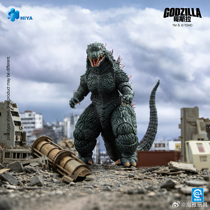 HIYA 海雅玩具 EXQUISITE BASIC 系列 哥斯拉×美加基拉斯 G消滅作戰 哥斯拉 Godzilla EBG0524 可動成品