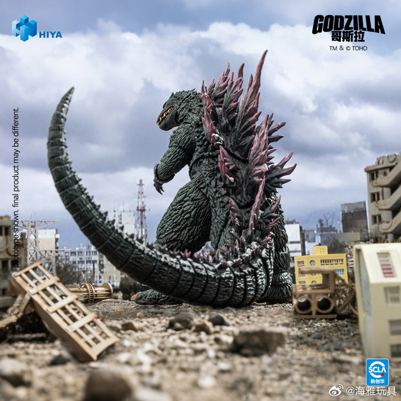 HIYA 海雅玩具 EXQUISITE BASIC 系列 哥斯拉×美加基拉斯 G消滅作戰 哥斯拉 Godzilla EBG0524 可動成品
