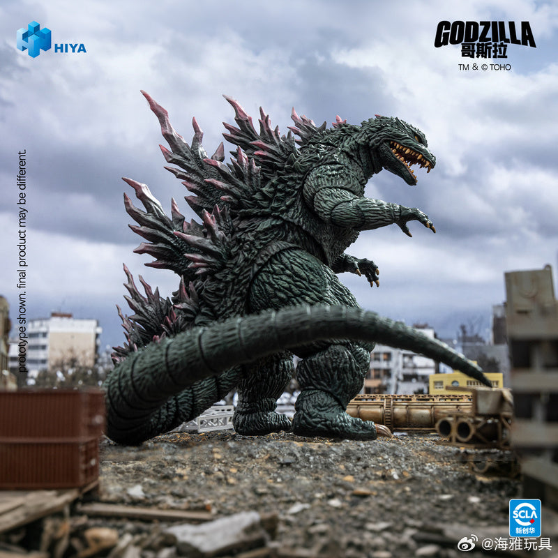 HIYA 海雅玩具 EXQUISITE BASIC 系列 哥斯拉×美加基拉斯 G消滅作戰 哥斯拉 Godzilla EBG0524 可動成品