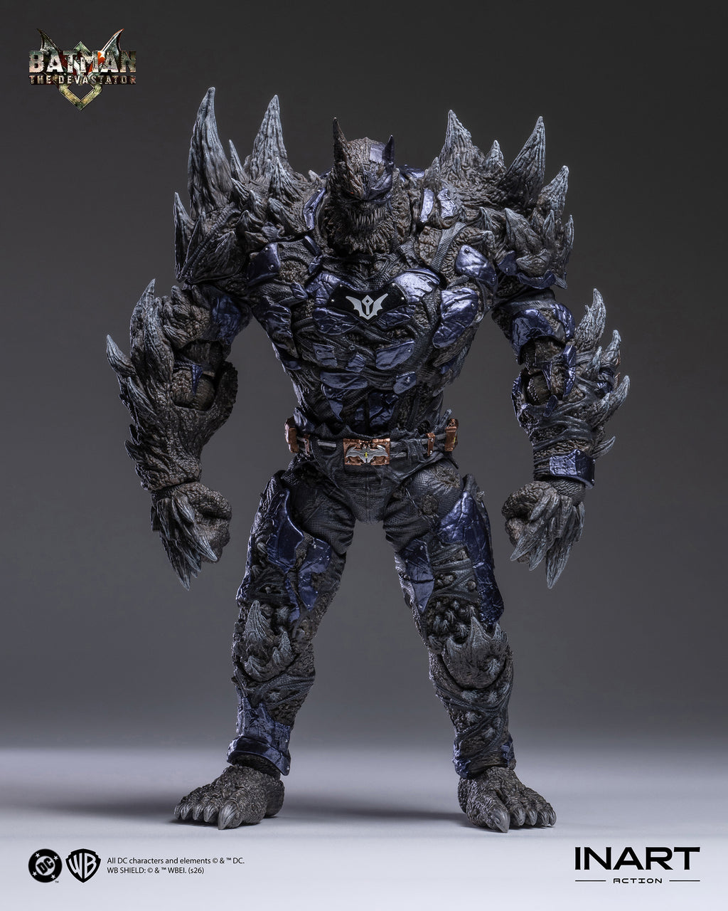 INART 1/12 Dark Nights Metal 系列 蝙蝠俠 Batman The Devastator 蹂躪者 可動人偶