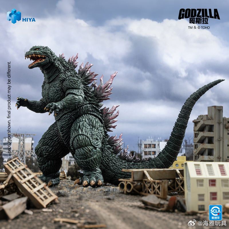 HIYA 海雅玩具 EXQUISITE BASIC 系列 哥斯拉×美加基拉斯 G消滅作戰 哥斯拉 Godzilla EBG0524 可動成品