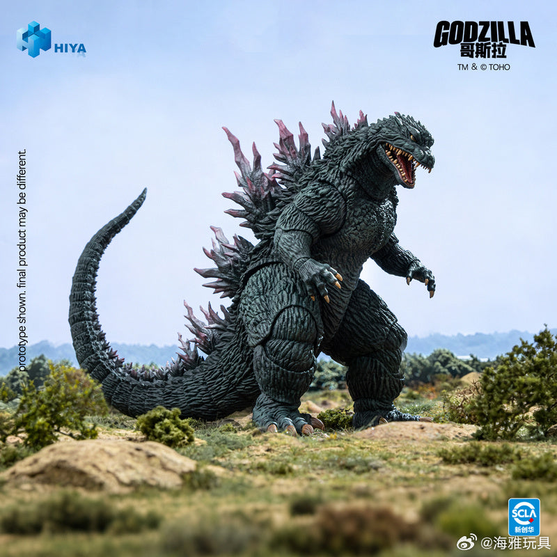 HIYA 海雅玩具 EXQUISITE BASIC 系列 哥斯拉×美加基拉斯 G消滅作戰 哥斯拉 Godzilla EBG0524 可動成品