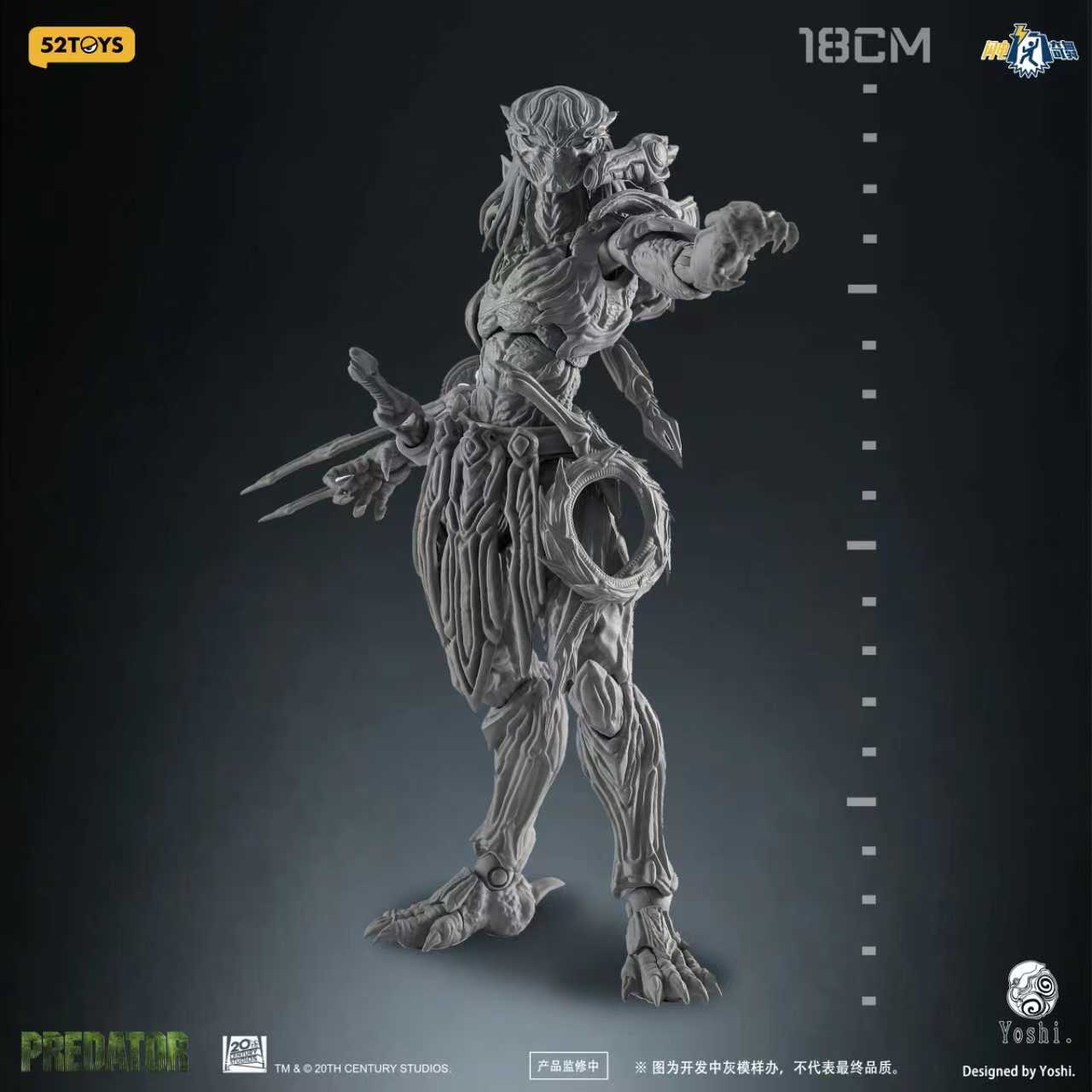 52TOYS 1/12 閃電奇舞 Yoshi 鐵血戰士 Predator 可動人偶
