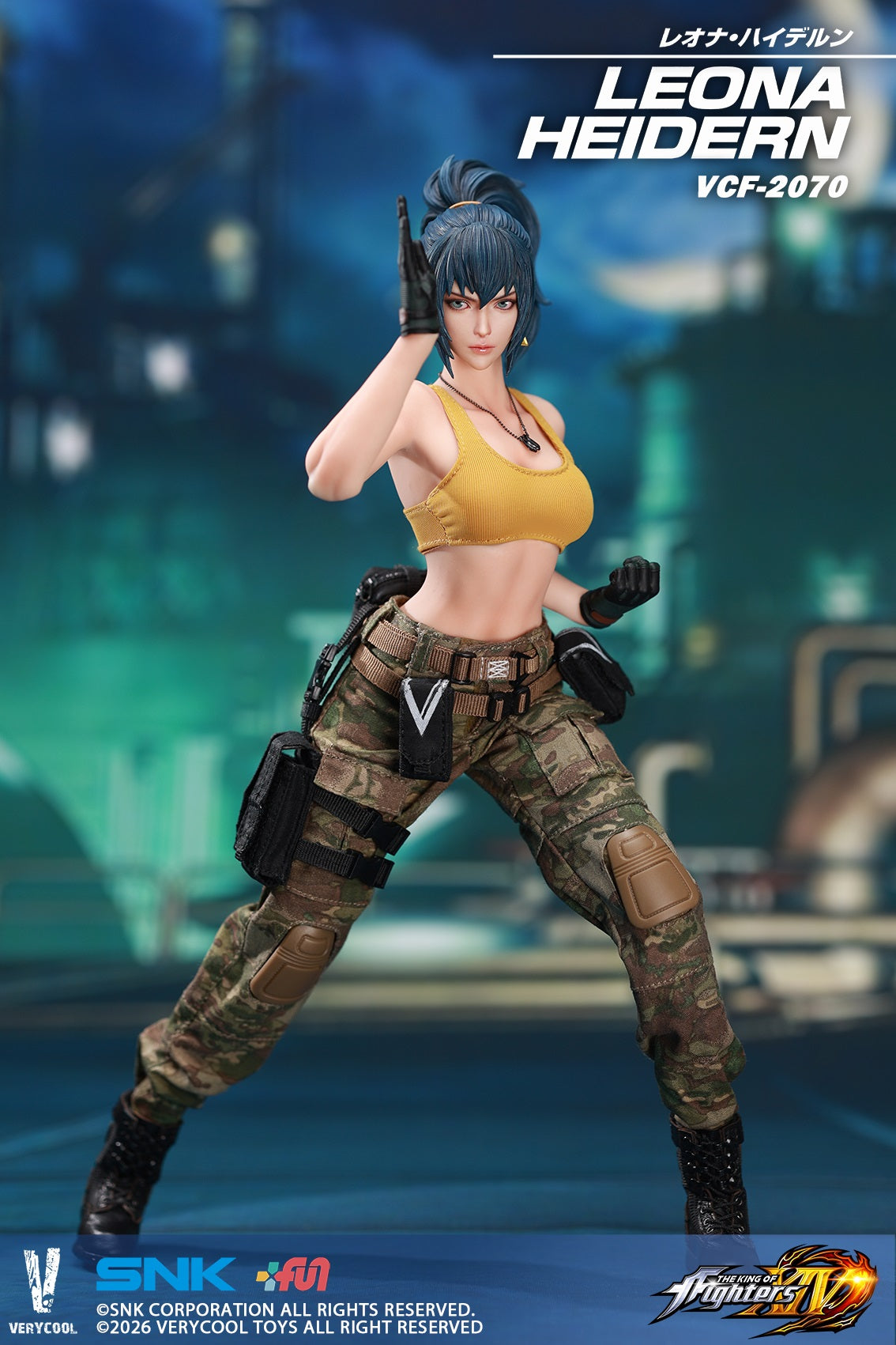 VERYCOOL 1/6 VCF-2070 拳皇XIV Leona Heidern 莉安娜 哈迪蘭 可動人偶