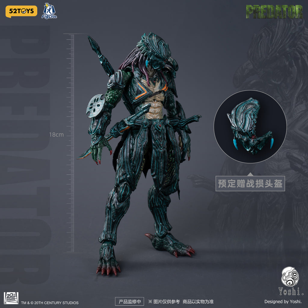 52TOYS 1/12 閃電奇舞 Yoshi 鐵血戰士 Predator 可動人偶