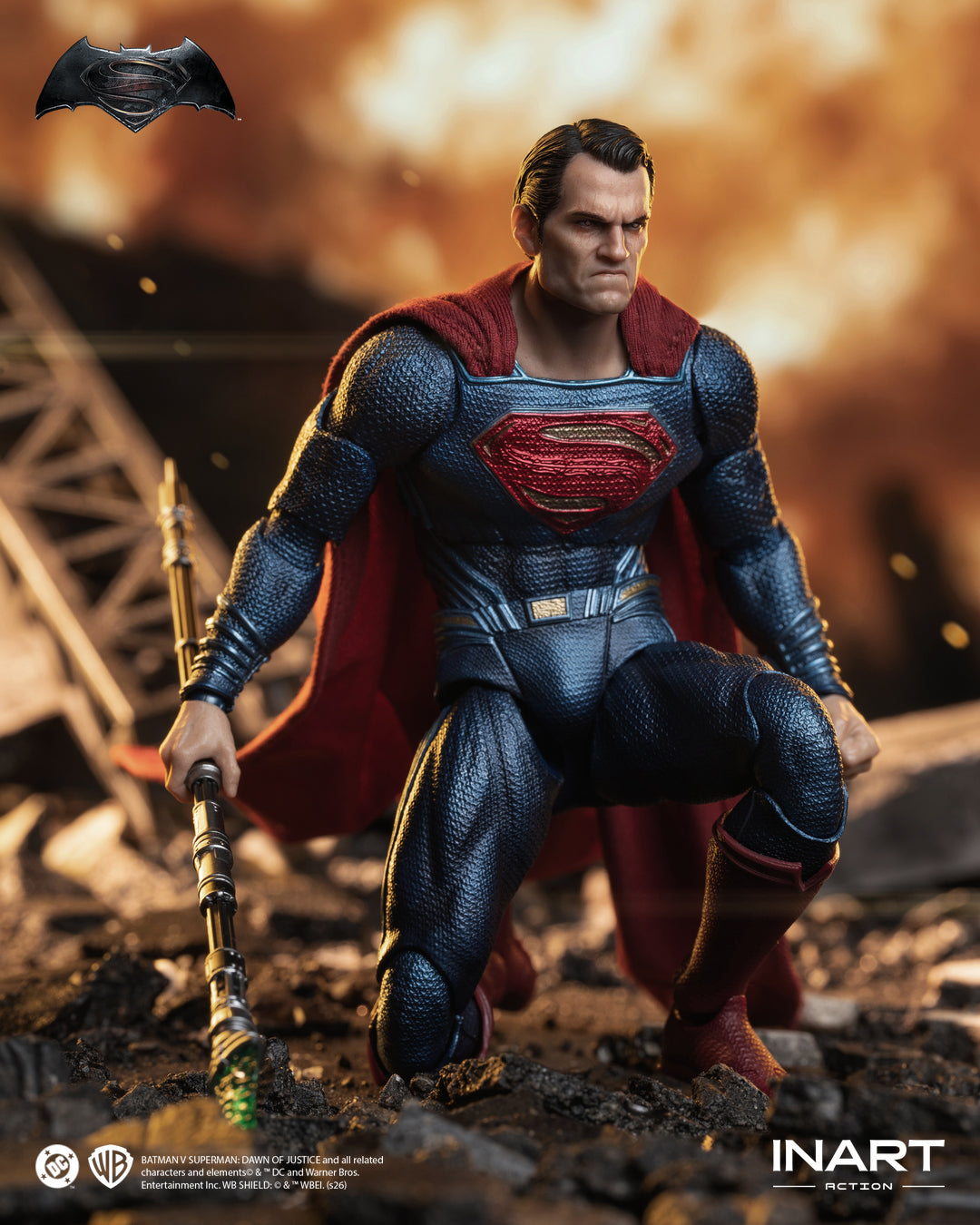 INART 1/12 Batman v Superman Dawn of Justice Superman 超人 可動人偶