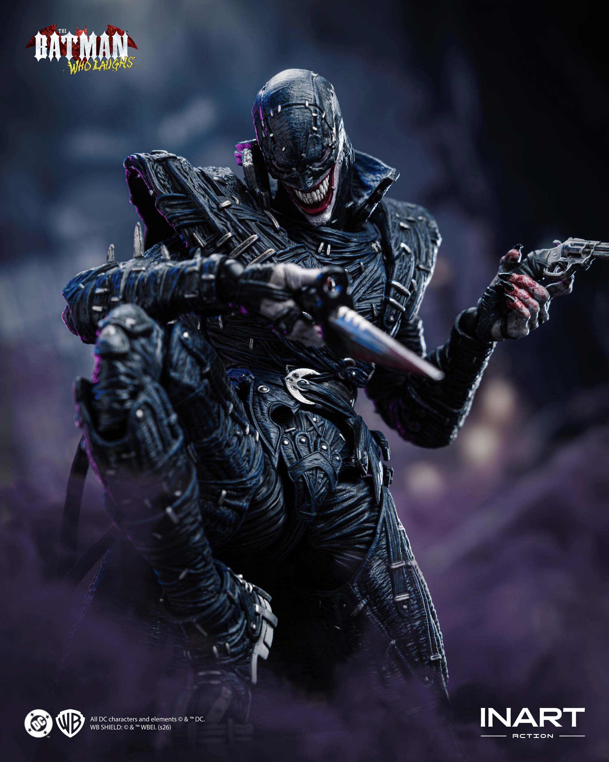 INART 1/12 SHF 暗夜 金屬 狂笑 蝙蝠俠 Batman 可動人偶