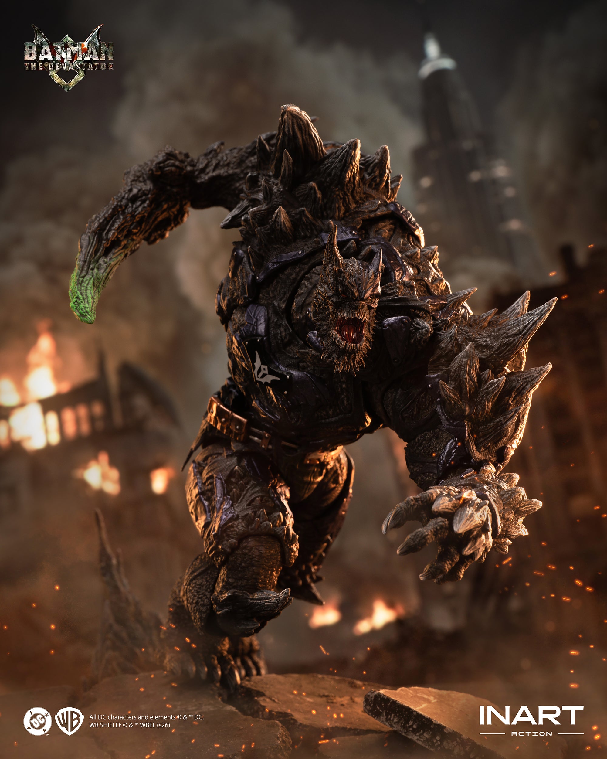 INART 1/12 Dark Nights Metal 系列 蝙蝠俠 Batman The Devastator 蹂躪者 可動人偶