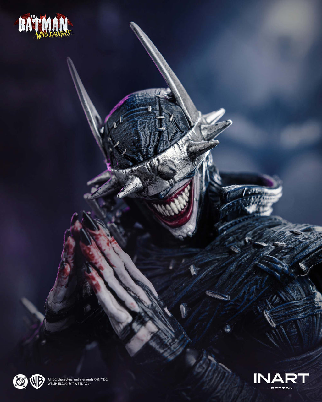 INART 1/12 SHF 暗夜 金屬 狂笑 蝙蝠俠 Batman 可動人偶