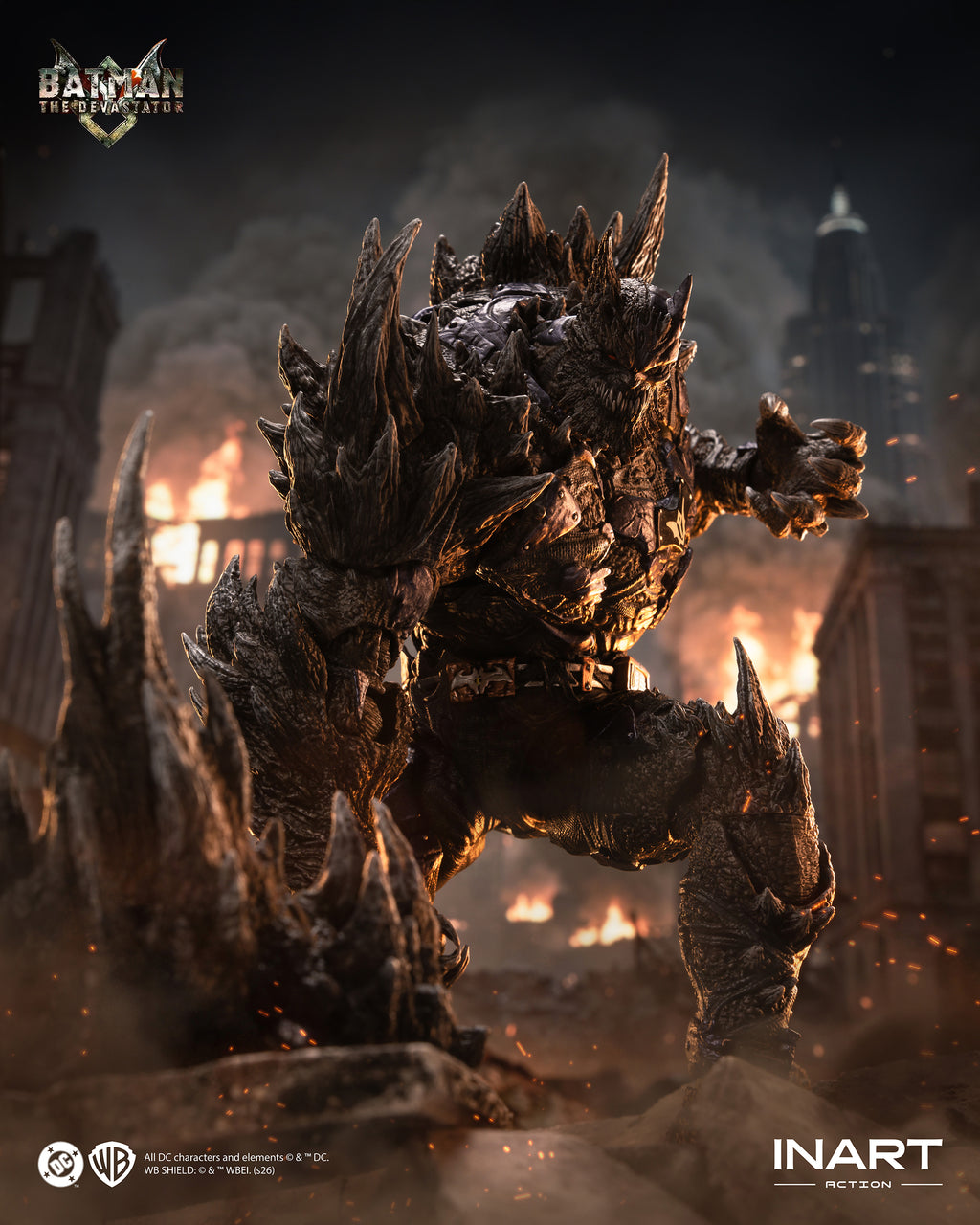 INART 1/12 Dark Nights Metal 系列 蝙蝠俠 Batman The Devastator 蹂躪者 可動人偶