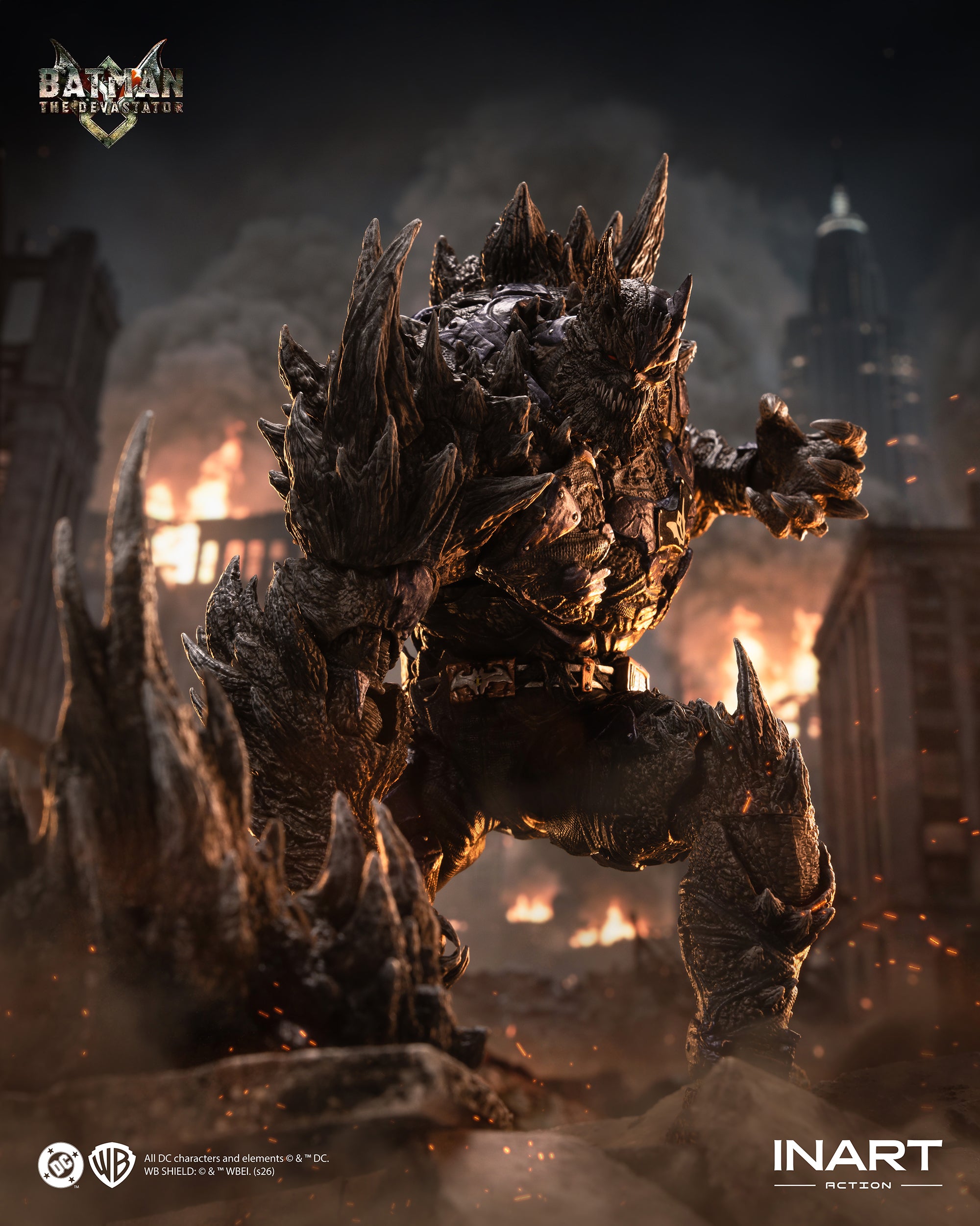 INART 1/12 Dark Nights Metal 系列 蝙蝠俠 Batman The Devastator 蹂躪者 可動人偶