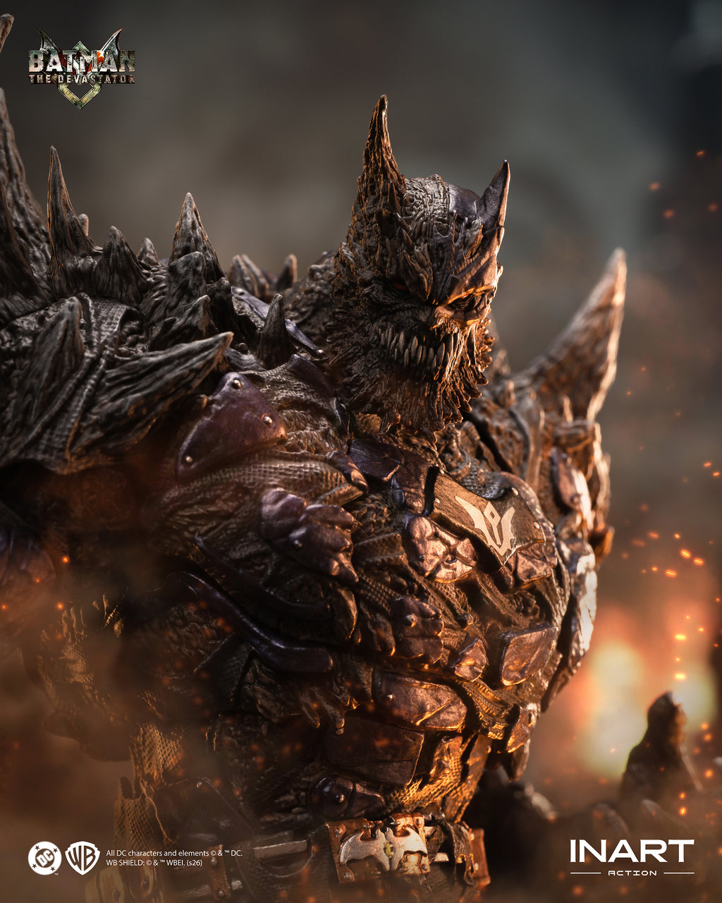 INART 1/12 Dark Nights Metal 系列 蝙蝠俠 Batman The Devastator 蹂躪者 可動人偶