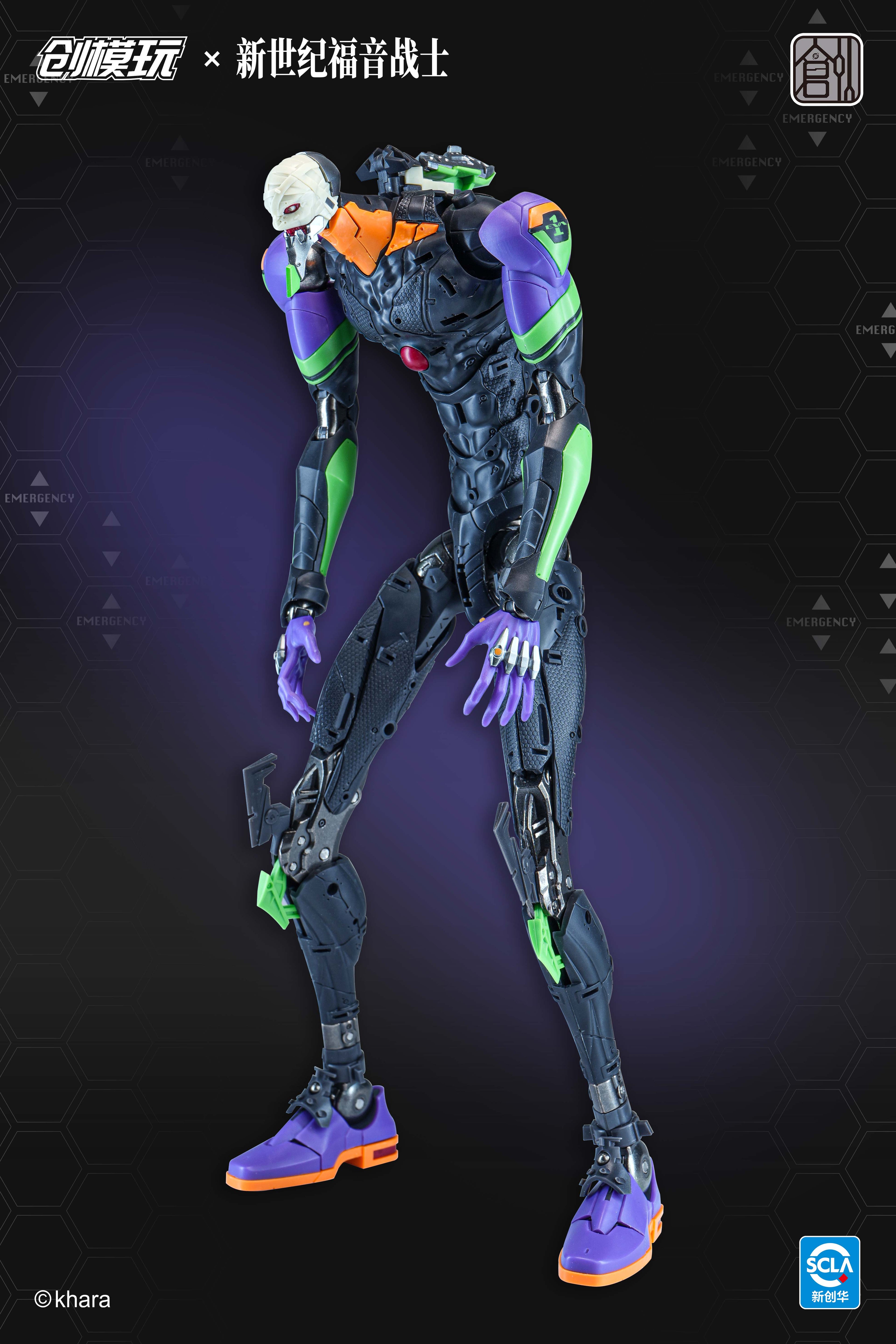 創模玩 新世紀福音戰士 Eva 初號機 合金骨架 拼裝模型 普通版 豪華版