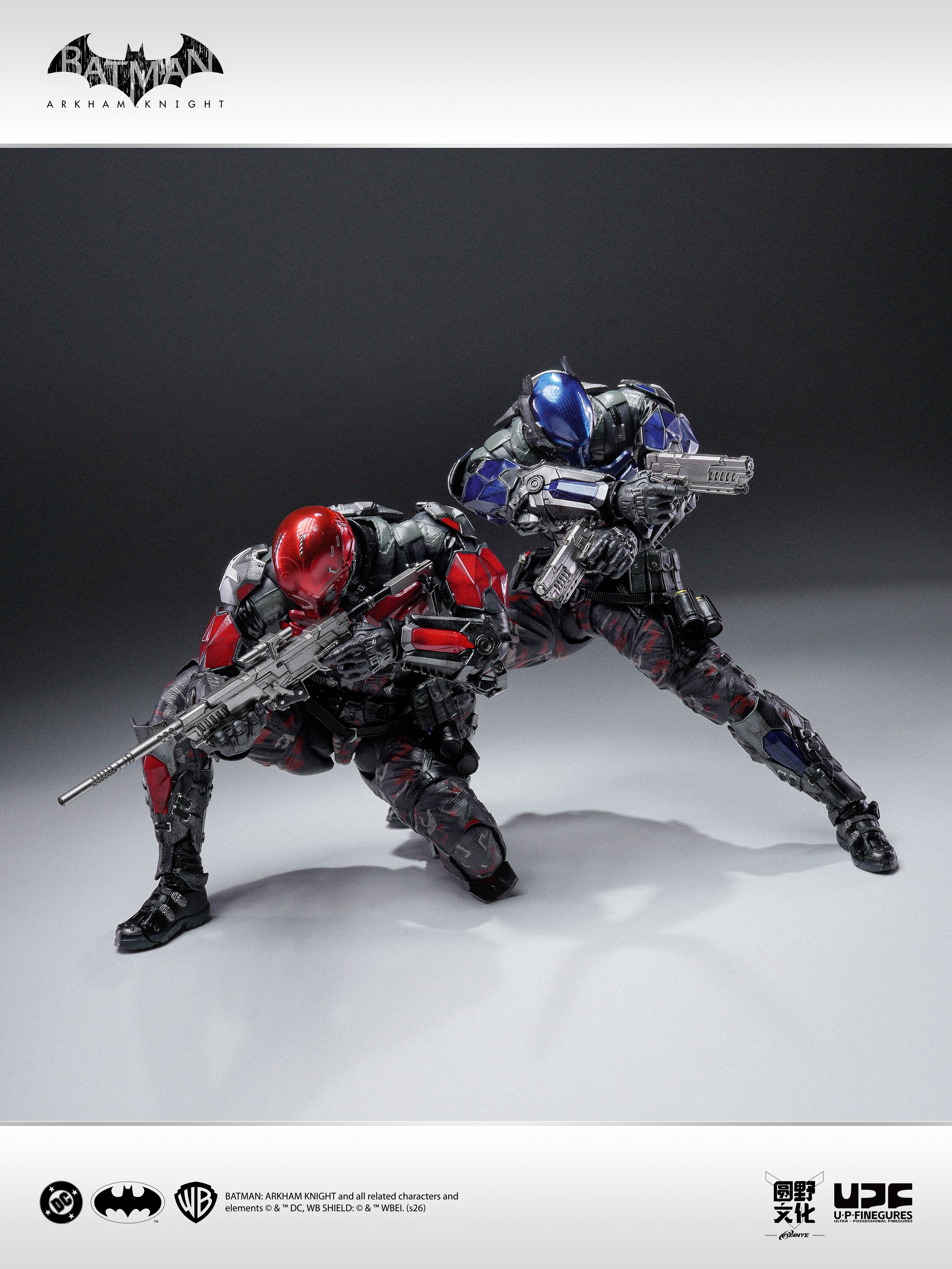 圓野文化 X UPFinegures 良品製造 1/12 Batman Arkham Knight 蝙蝠俠 阿卡漢騎士 可動人偶