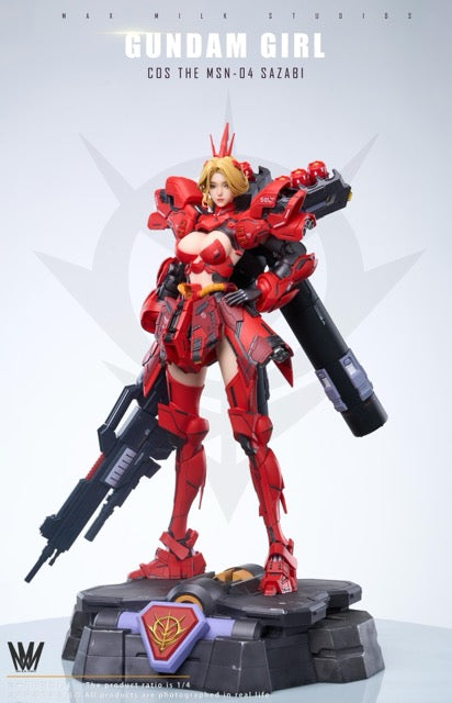 COS 1/4 機娘系列 第四彈 JN5.0 SAZABI 機娘 沙娘 GUNDAM GIRL 雕像
