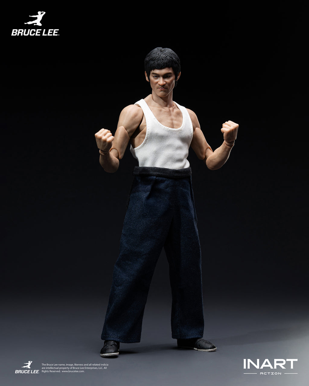 INART 1/12 李小龍 功夫服 Bruce Lee Kung Fu Costume 可動人偶