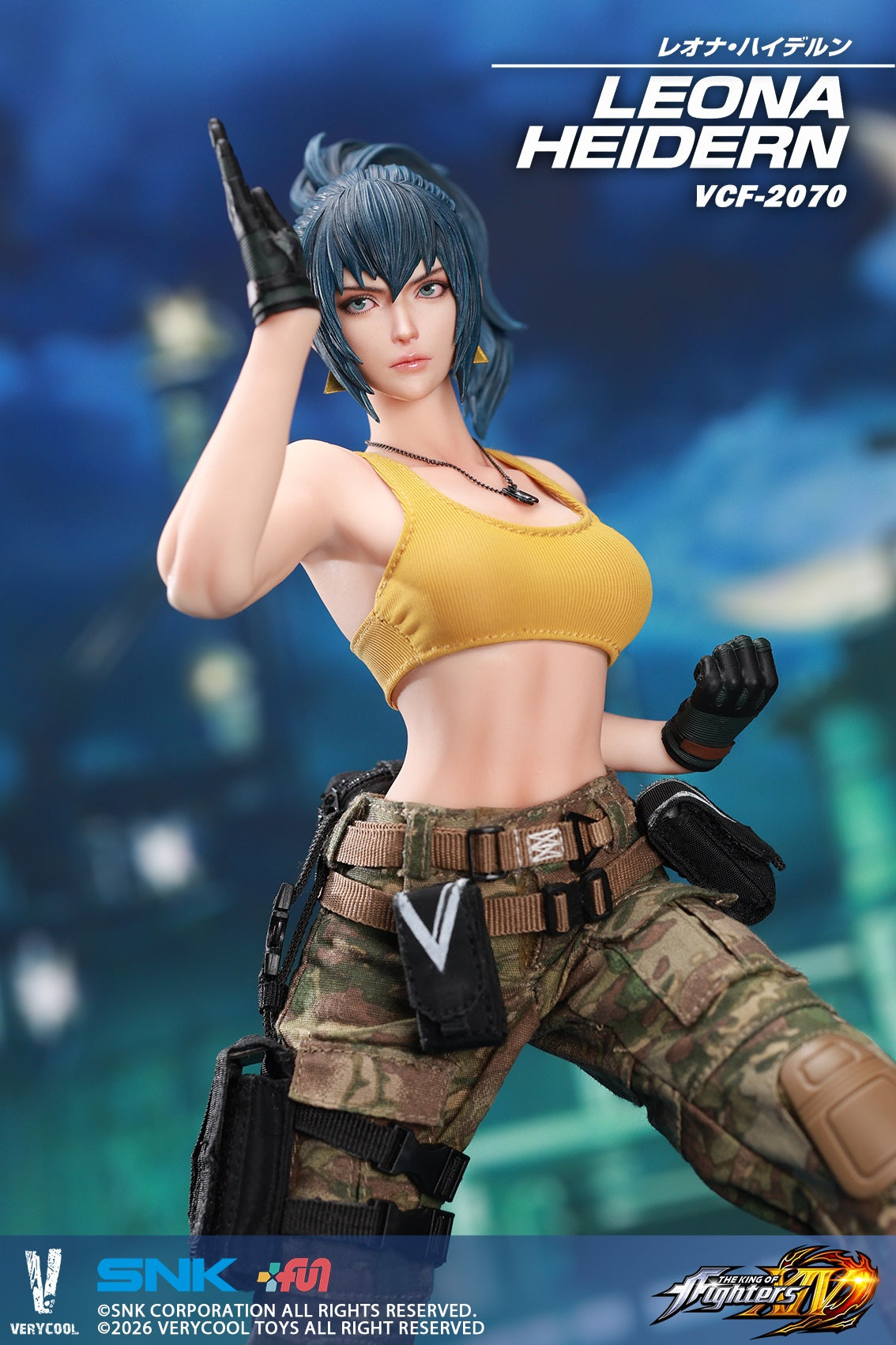 VERYCOOL 1/6 VCF-2070 拳皇XIV Leona Heidern 莉安娜 哈迪蘭 可動人偶