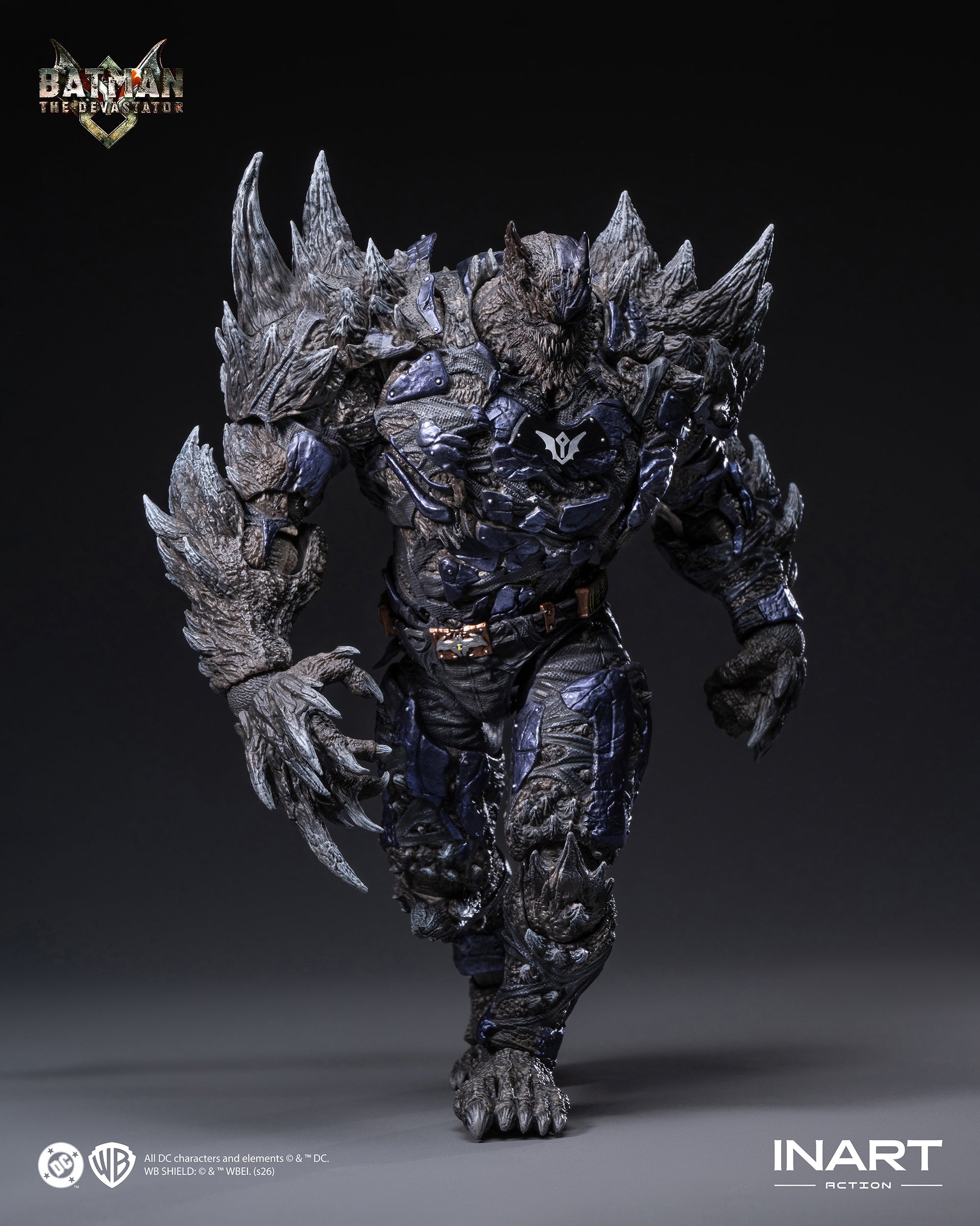 INART 1/12 Dark Nights Metal 系列 蝙蝠俠 Batman The Devastator 蹂躪者 可動人偶