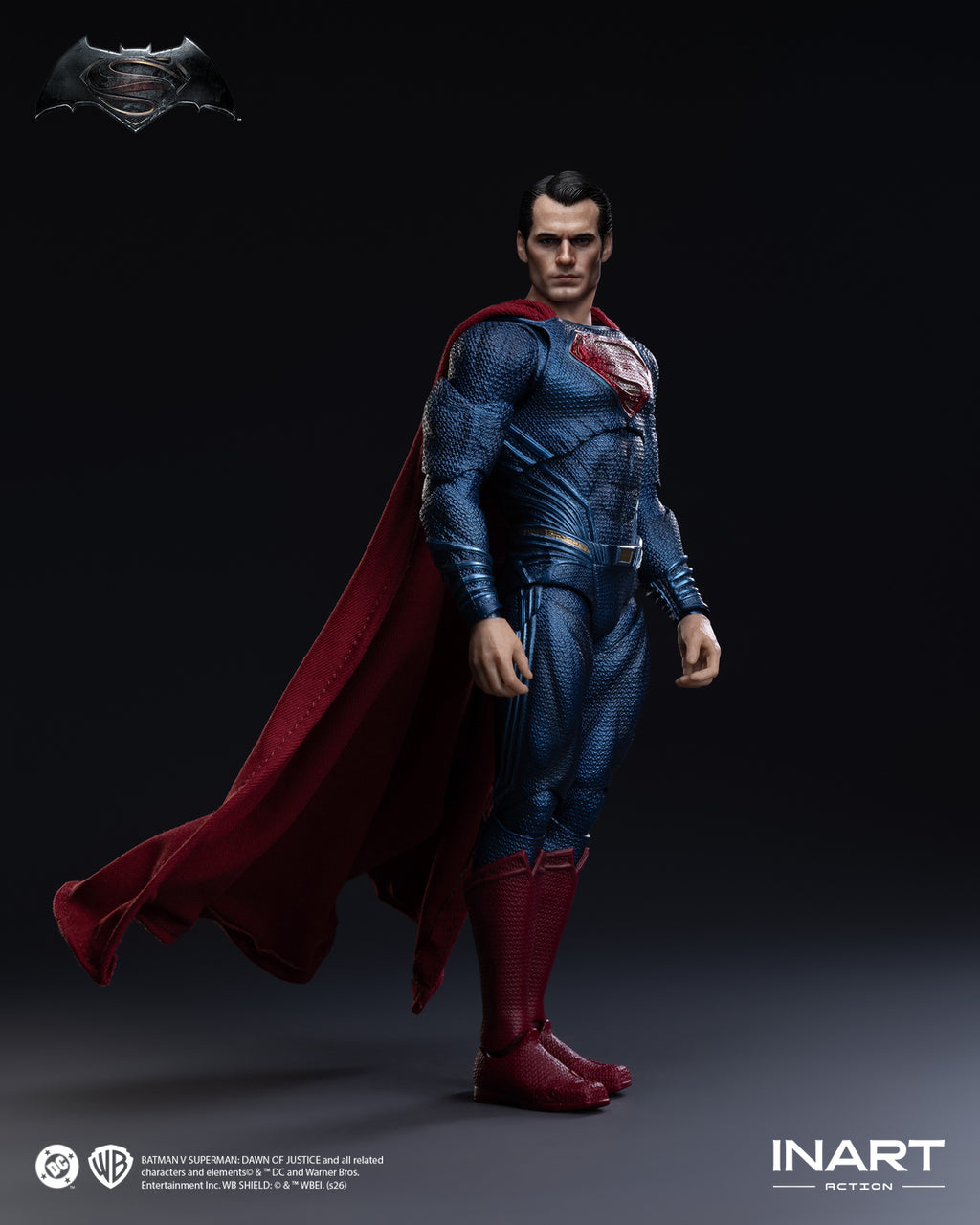 INART 1/12 Batman v Superman Dawn of Justice Superman 超人 可動人偶