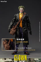 Venus Toys 1/12 VET002 犯罪王子 THE CLOWN 小丑 JOKER 特典 帆布單肩包 + 整包美鈔 可動人偶