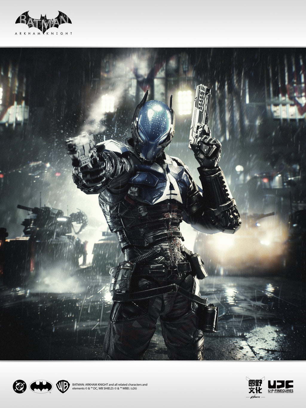 圓野文化 X UPFinegures 良品製造 1/12 Batman Arkham Knight 蝙蝠俠 阿卡漢騎士 可動人偶