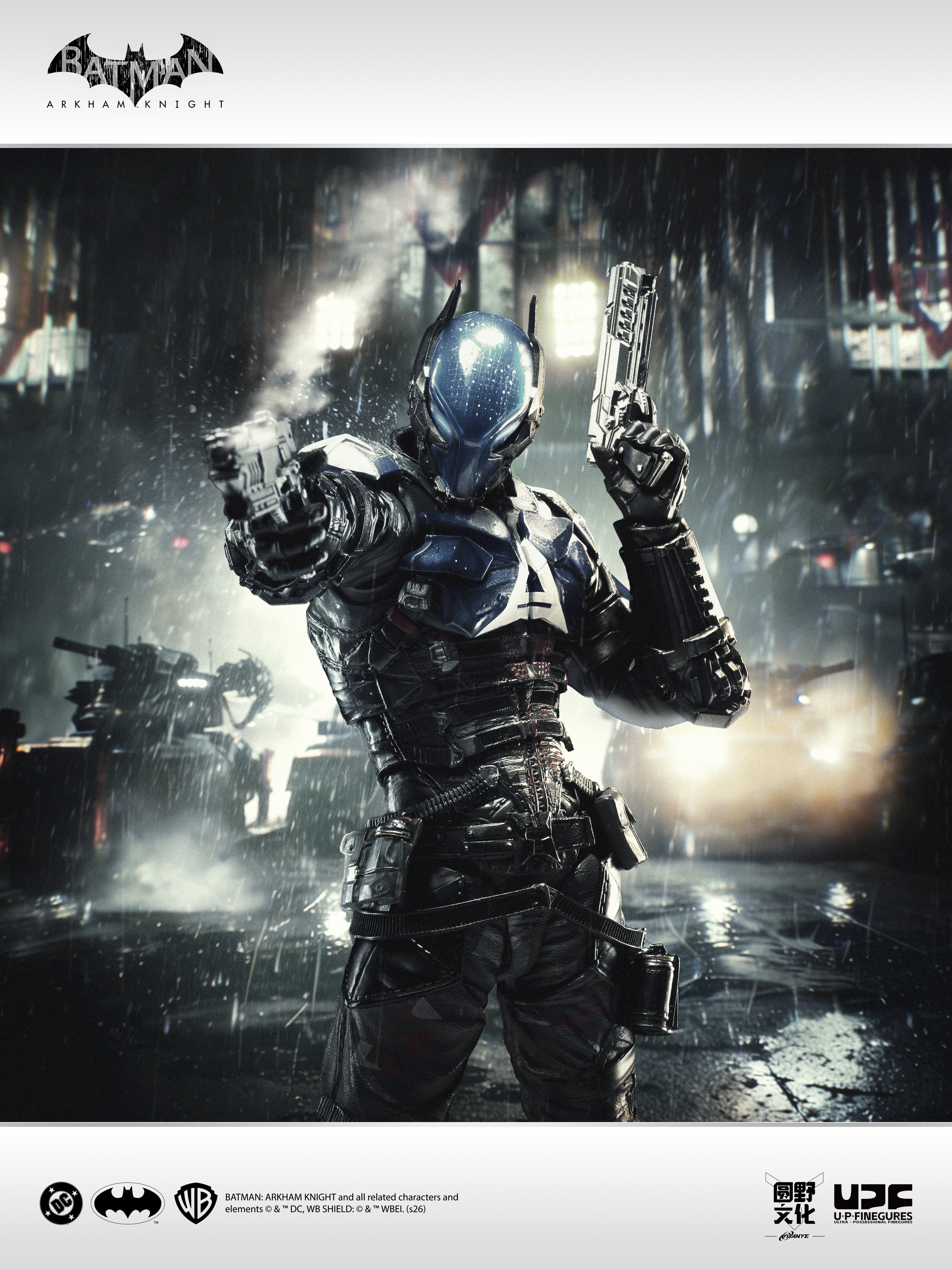 圓野文化 X UPFinegures 良品製造 1/12 Batman Arkham Knight 蝙蝠俠 阿卡漢騎士 可動人偶