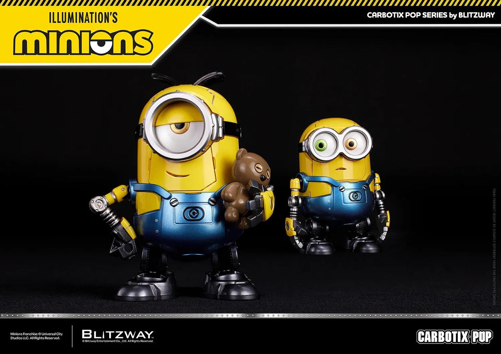 BLITZWAY Carbotix Pop Minions Bob Kelvin Stuart DX Ver. 小小兵 迷你兵團 鮑伯 凱文 史都華 三人組 套裝