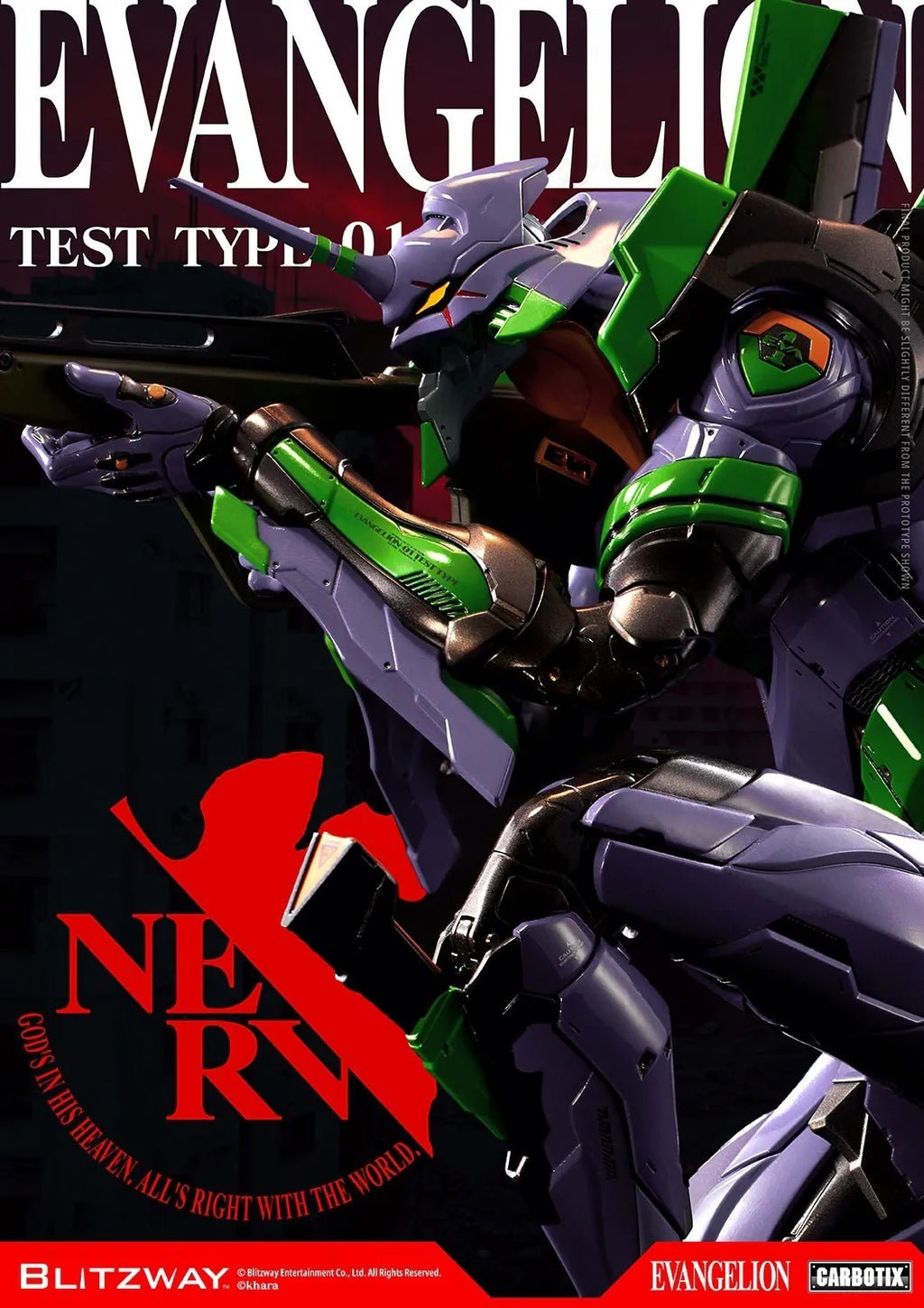 BLITZWAY CARBOTIX 新世紀福音戰士 Evangelion EVA 初號機 試驗型 Test Type-01 合金成品 普通版 豪華版