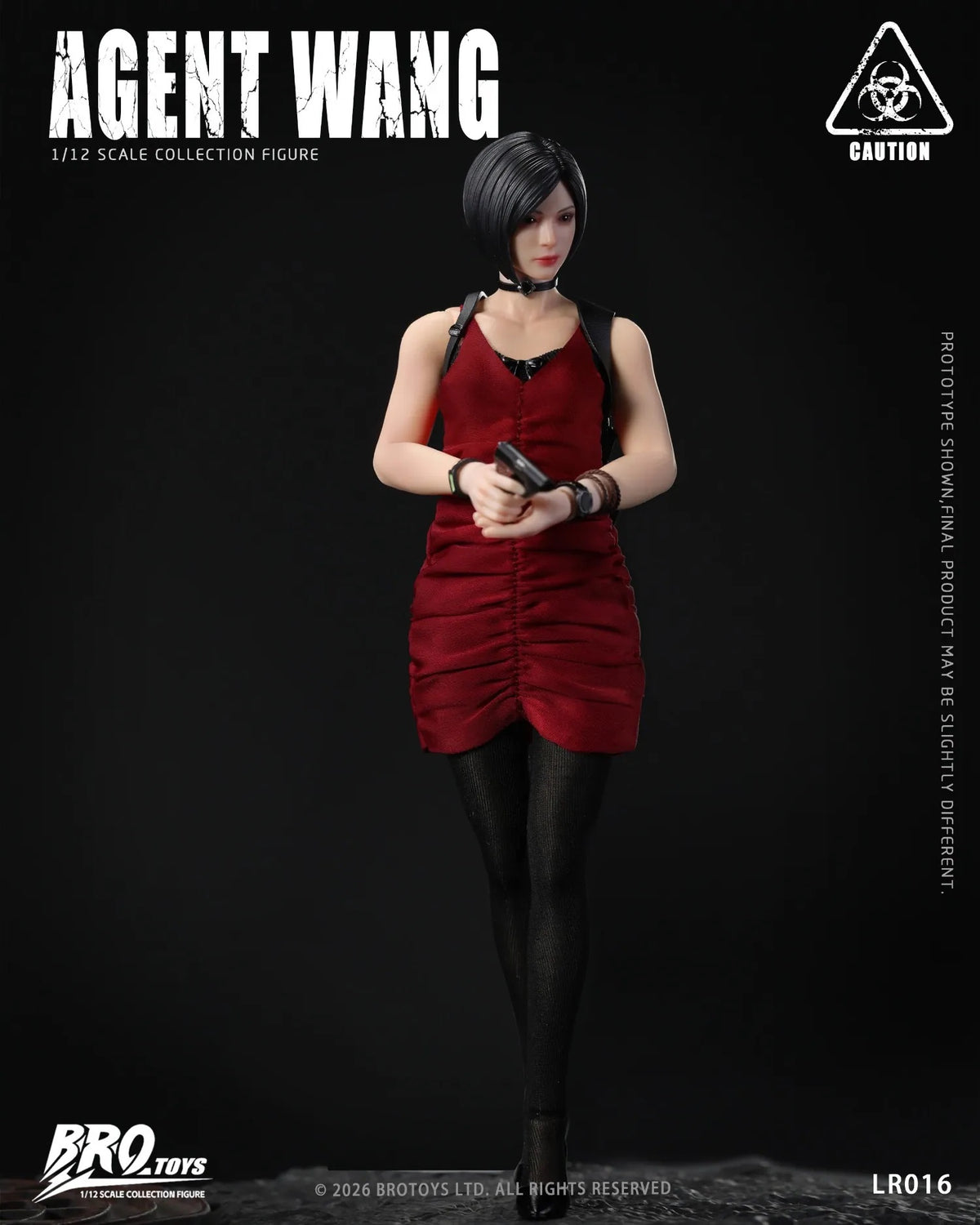 BROTOYS 1/12 LR016 LW016-1 王探員 Agent Wang DLC場景配件包 可動人偶