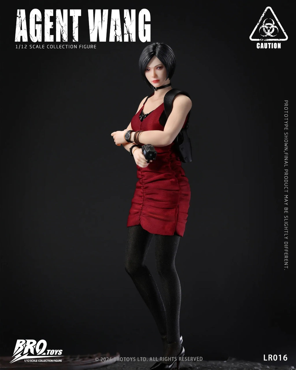 BROTOYS 1/12 LR016 LW016-1 王探員 Agent Wang DLC場景配件包 可動人偶