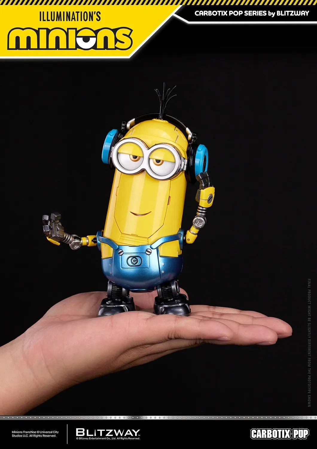 BLITZWAY Carbotix Pop Minions Bob Kelvin Stuart DX Ver. 小小兵 迷你兵團 鮑伯 凱文 史都華 三人組 套裝