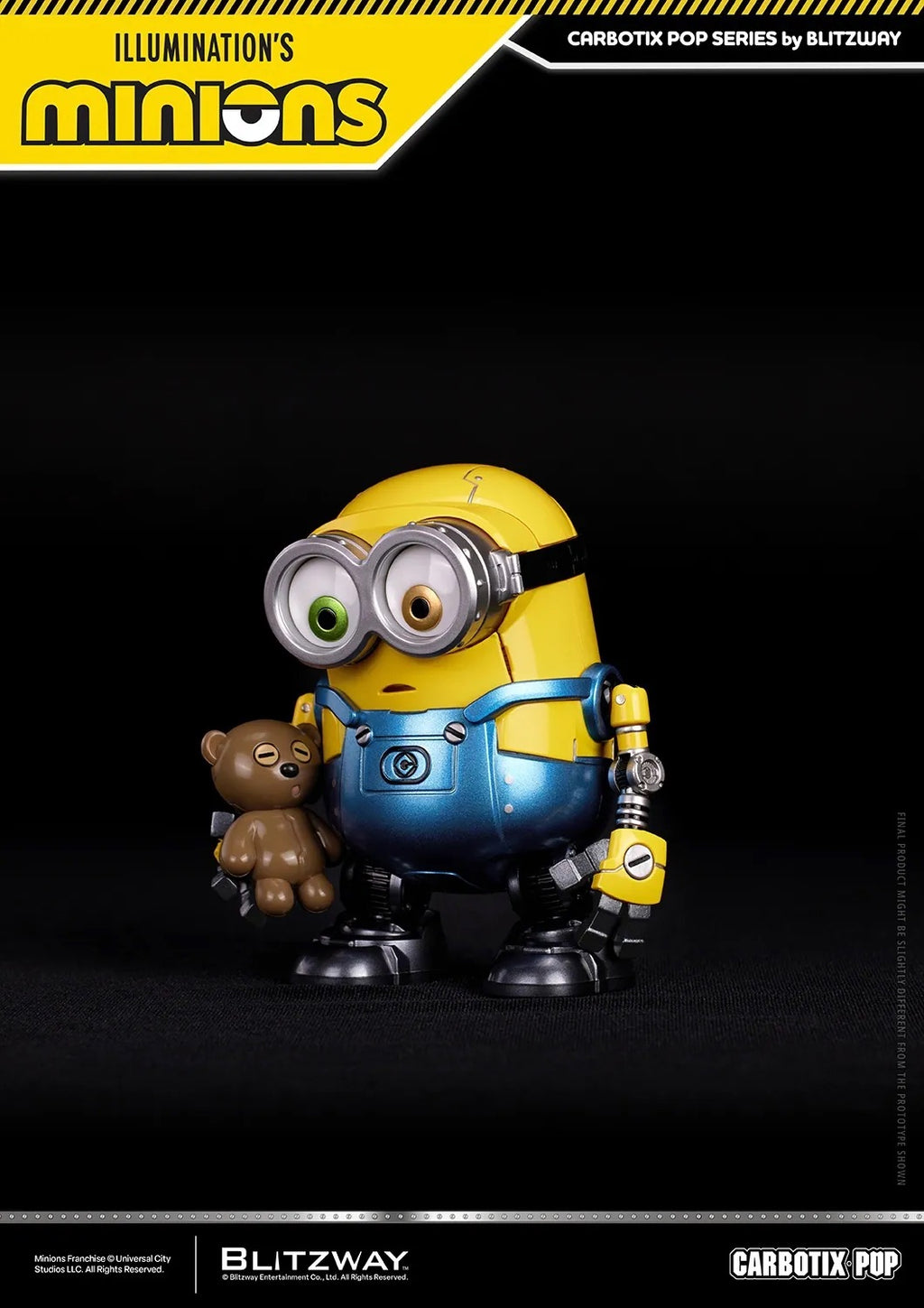 BLITZWAY Carbotix Pop Minions Bob Kelvin Stuart DX Ver. 小小兵 迷你兵團 鮑伯 凱文 史都華 三人組 套裝